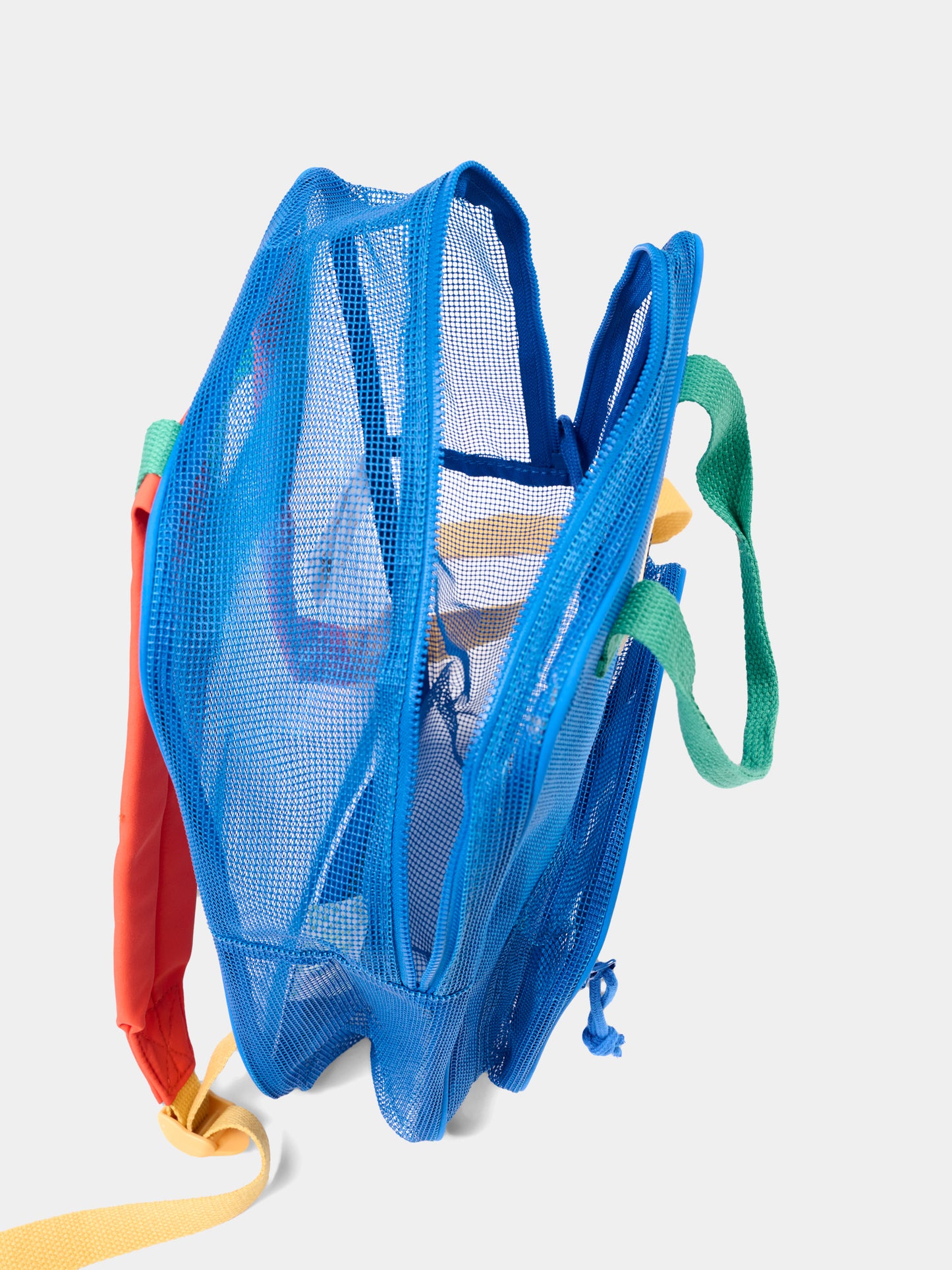 Zaino blu per bambini color block,Bobo Choses,B126AI032