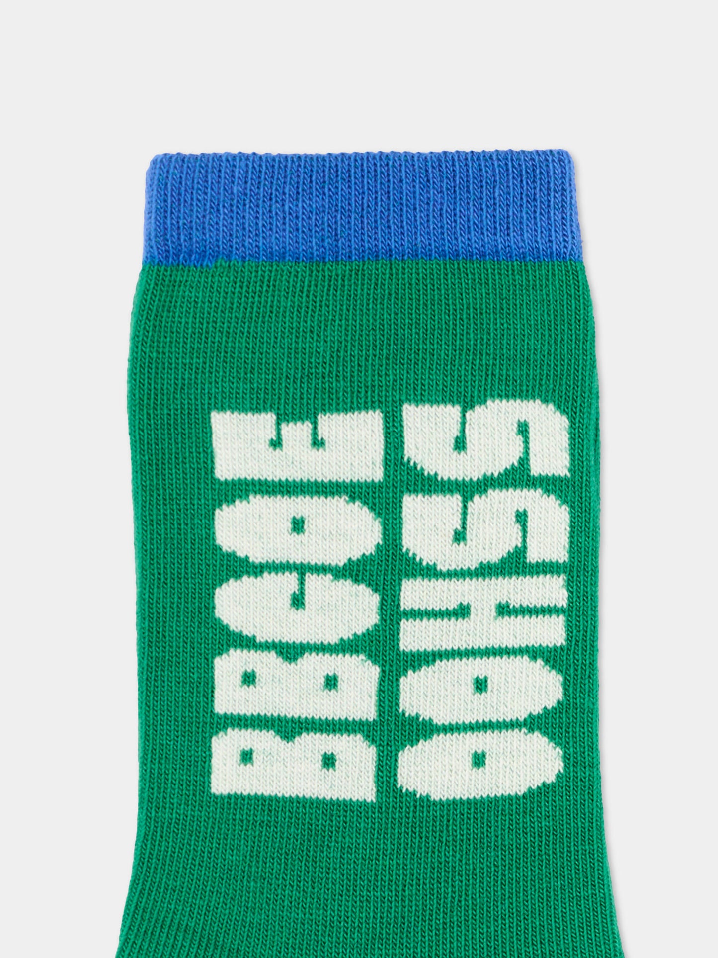 Calzini verdi per bambini con logo,Bobo Choses,B126AI044