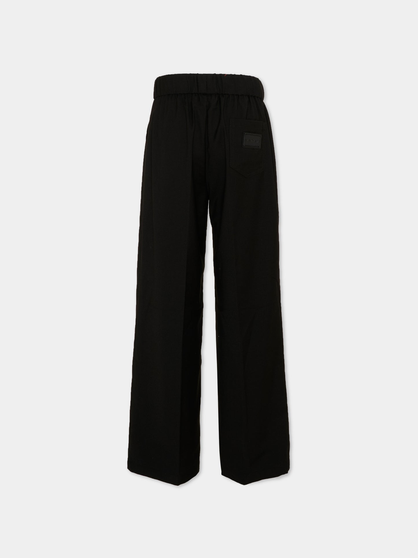 Pantaloni neri per bambino con logo,Richmond,RBP26243PA BLACK