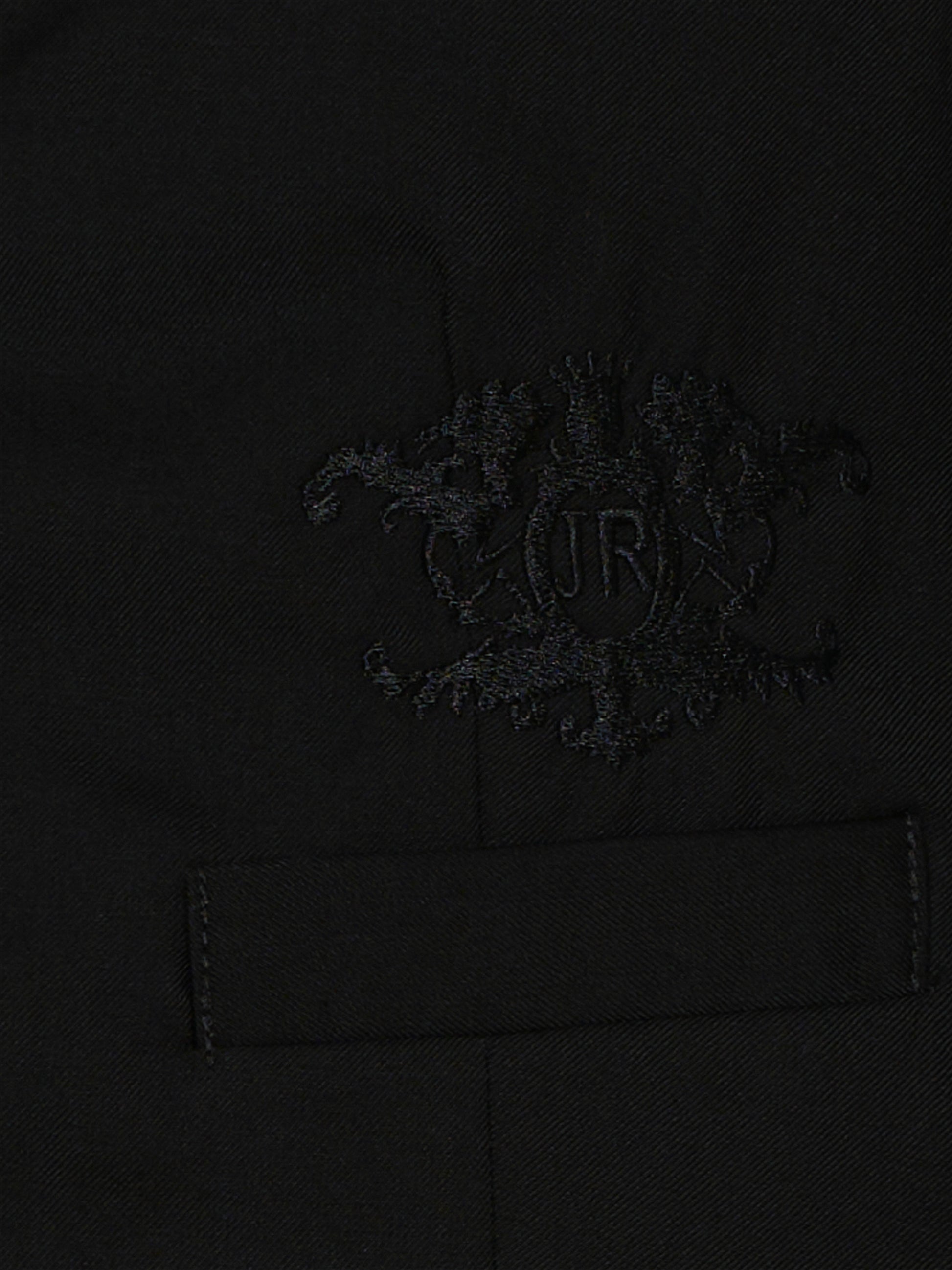 Panciotto nero per bambino con ricamo,Richmond,RBP26168GT BLACK