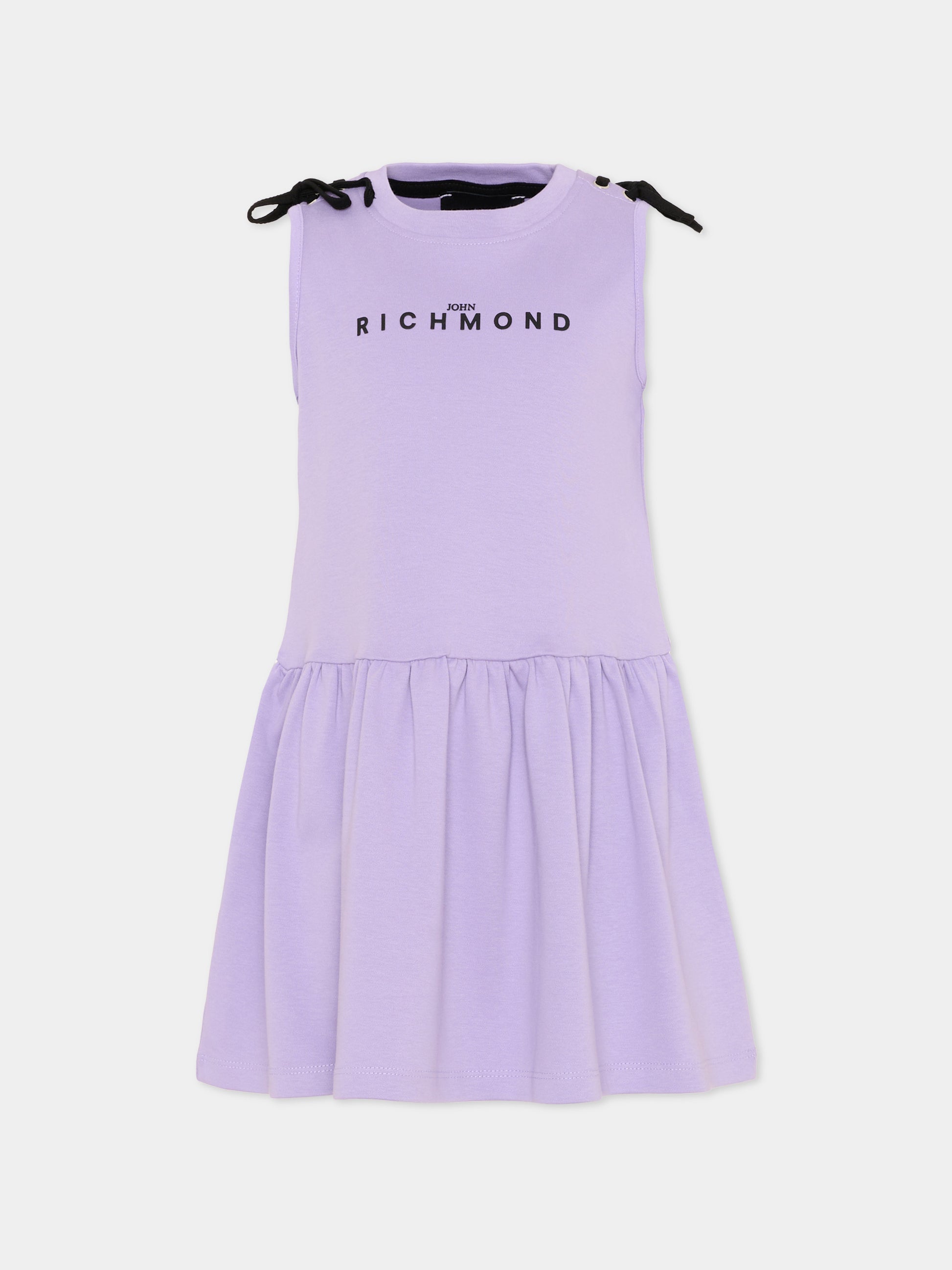 Vestito rosa per bambina con logo,Richmond,RGP26033VE VIOLET TULIP