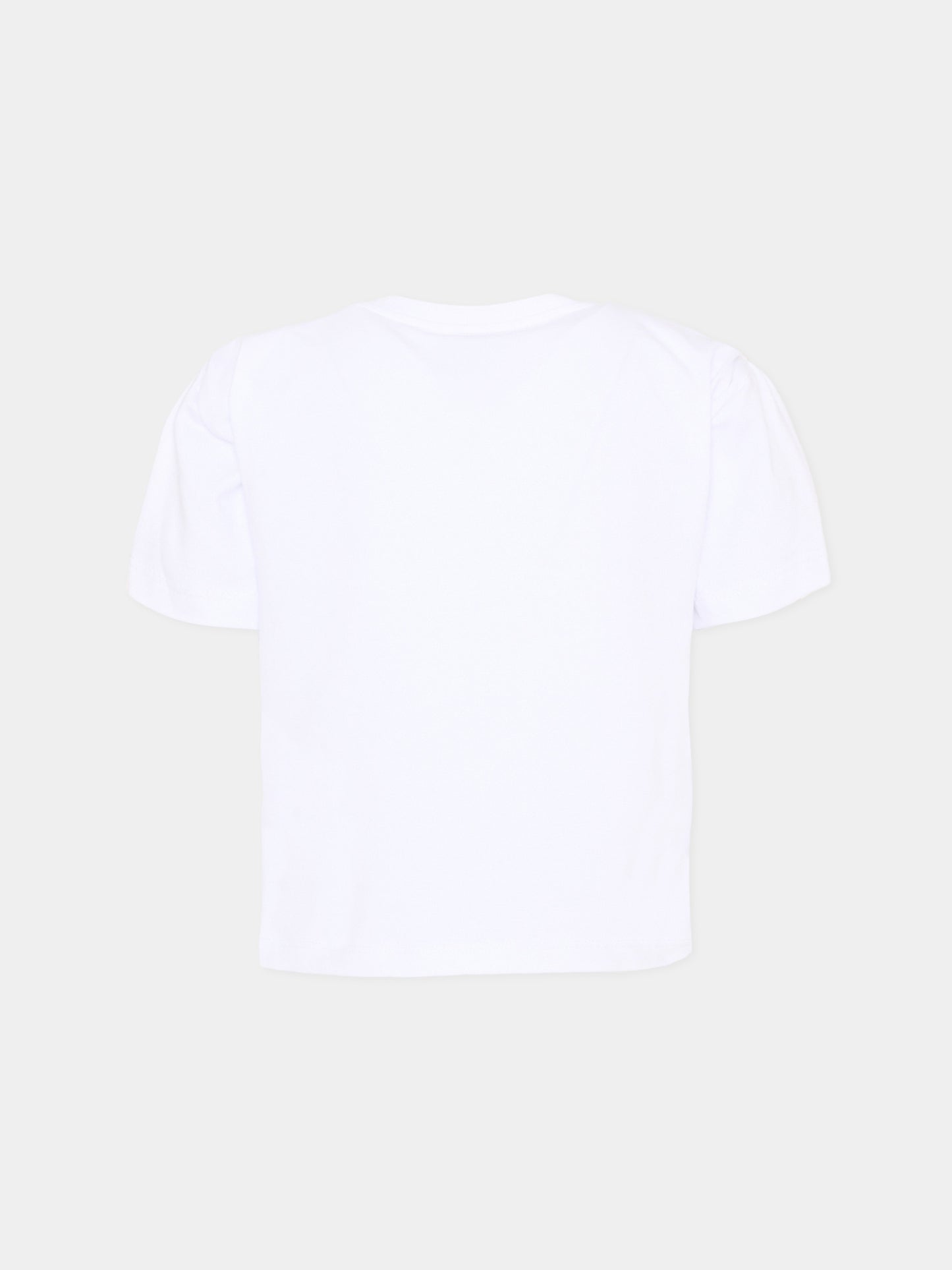 T-Shirt bianca per bambina con logo,Richmond,RGP26112TS WHITE