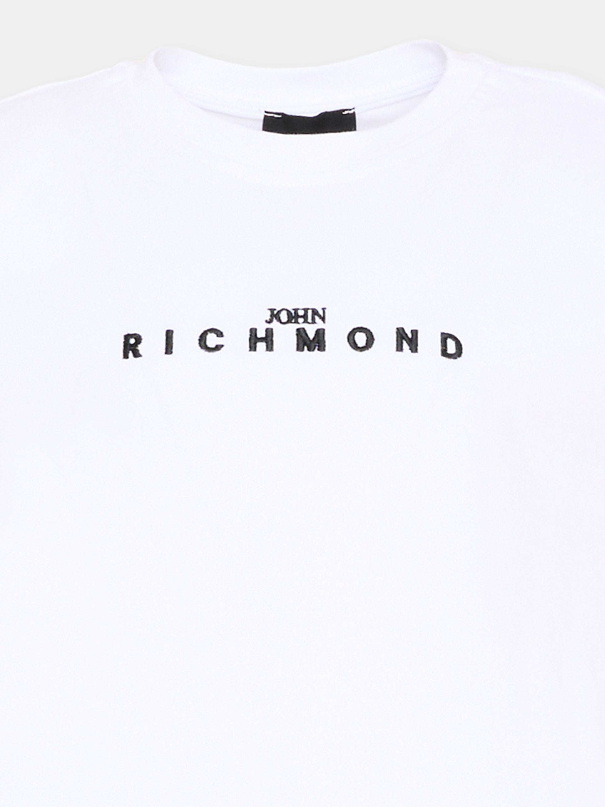 T-Shirt bianca per bambina con logo,Richmond,RGP26112TS WHITE