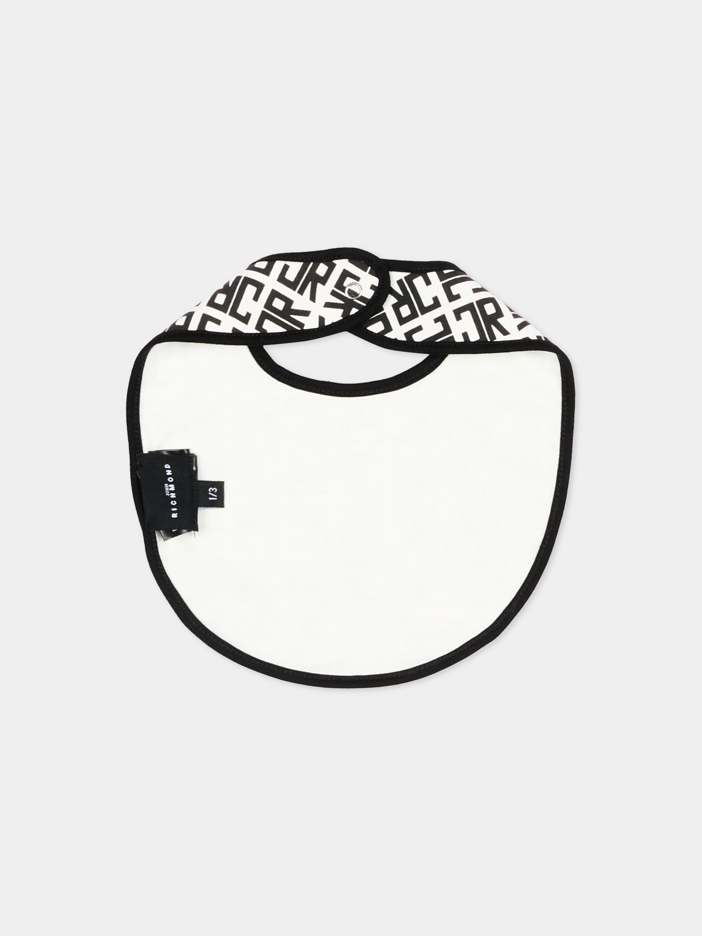 Set tutina nero per neonato con logo,Richmond,RLP26001TU BLACK
