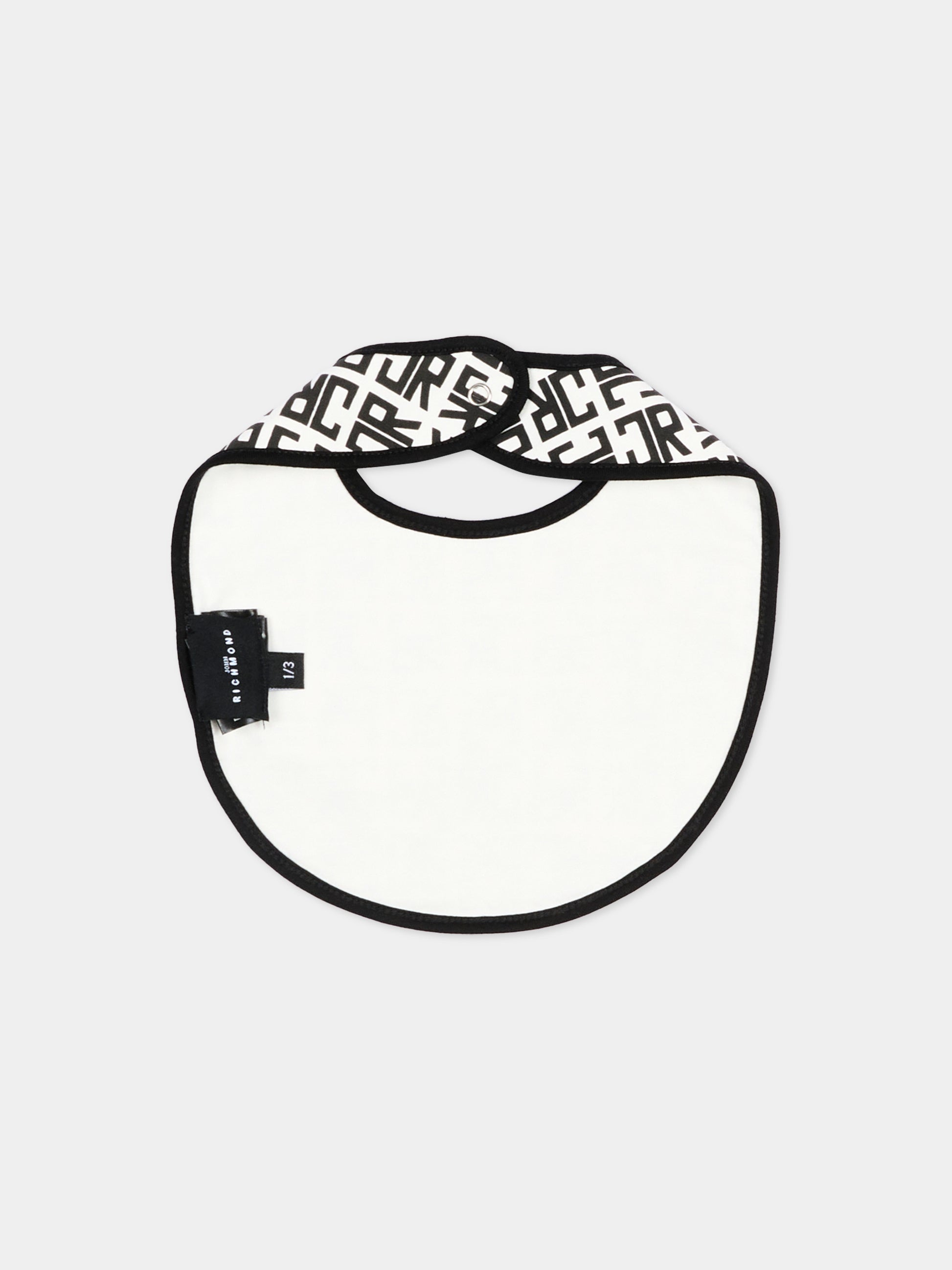 Set tutina nero per neonato con logo,Richmond,RLP26001TU BLACK