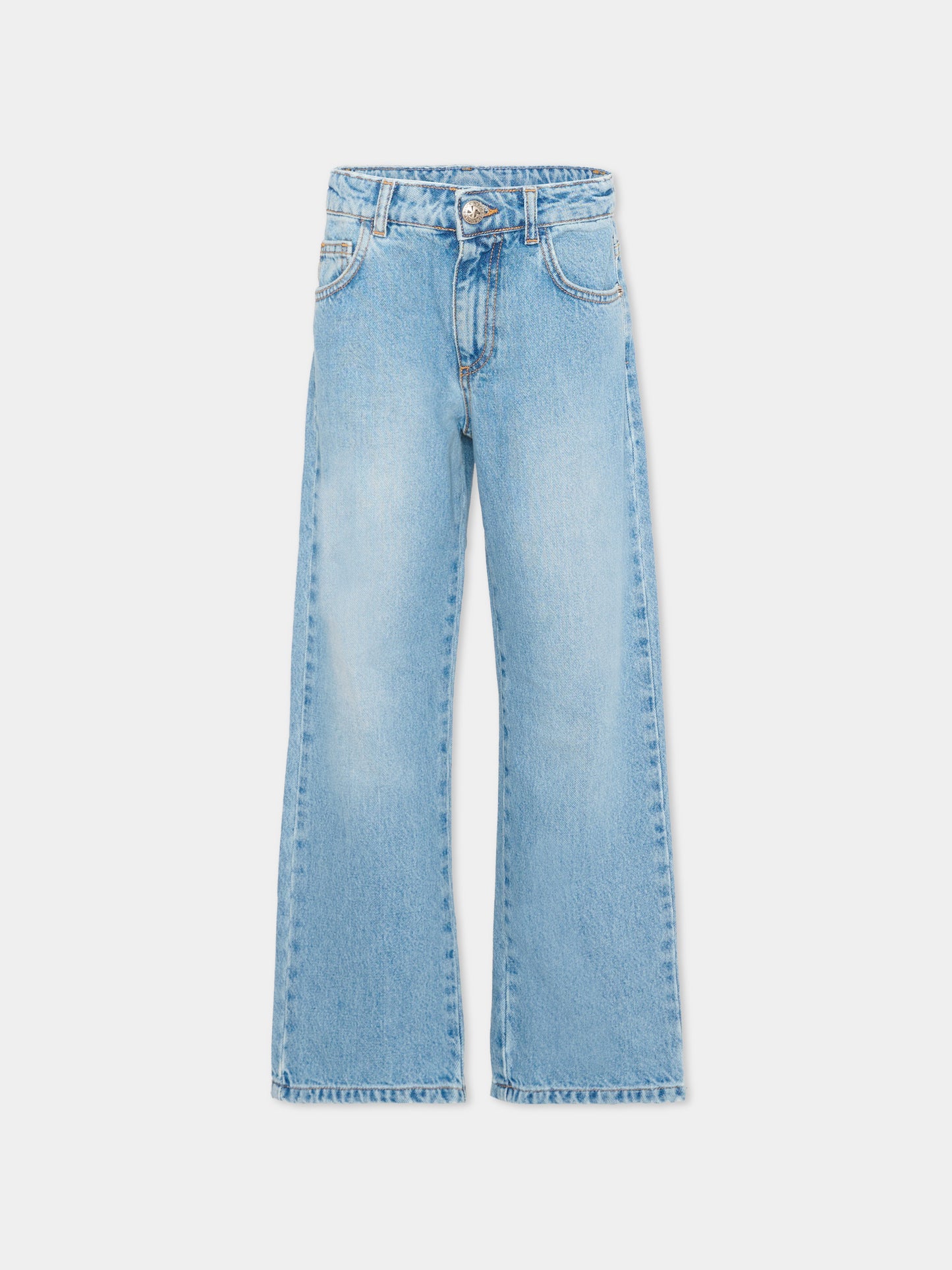 Jeans denim per bambino con logo,Richmond,RBP26059JE DENIM BLUE LIGHT