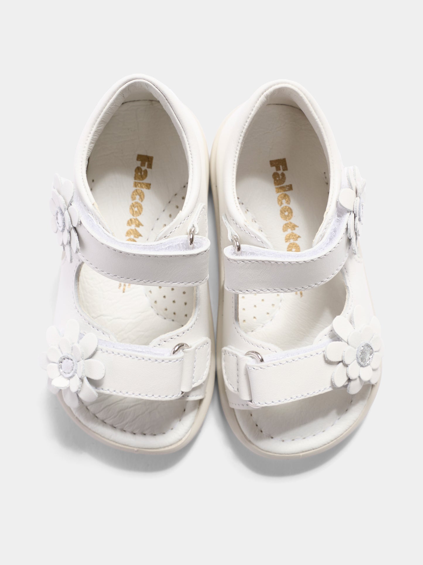 Sandali bianchi Mongy per bambina,Falcotto,001 1501157 01 0N01