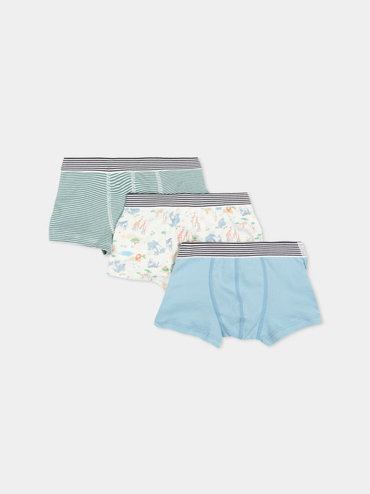 Set boxer multicolor per bambino,Petit Bateau,A0FIQ VARIANTE 1 00