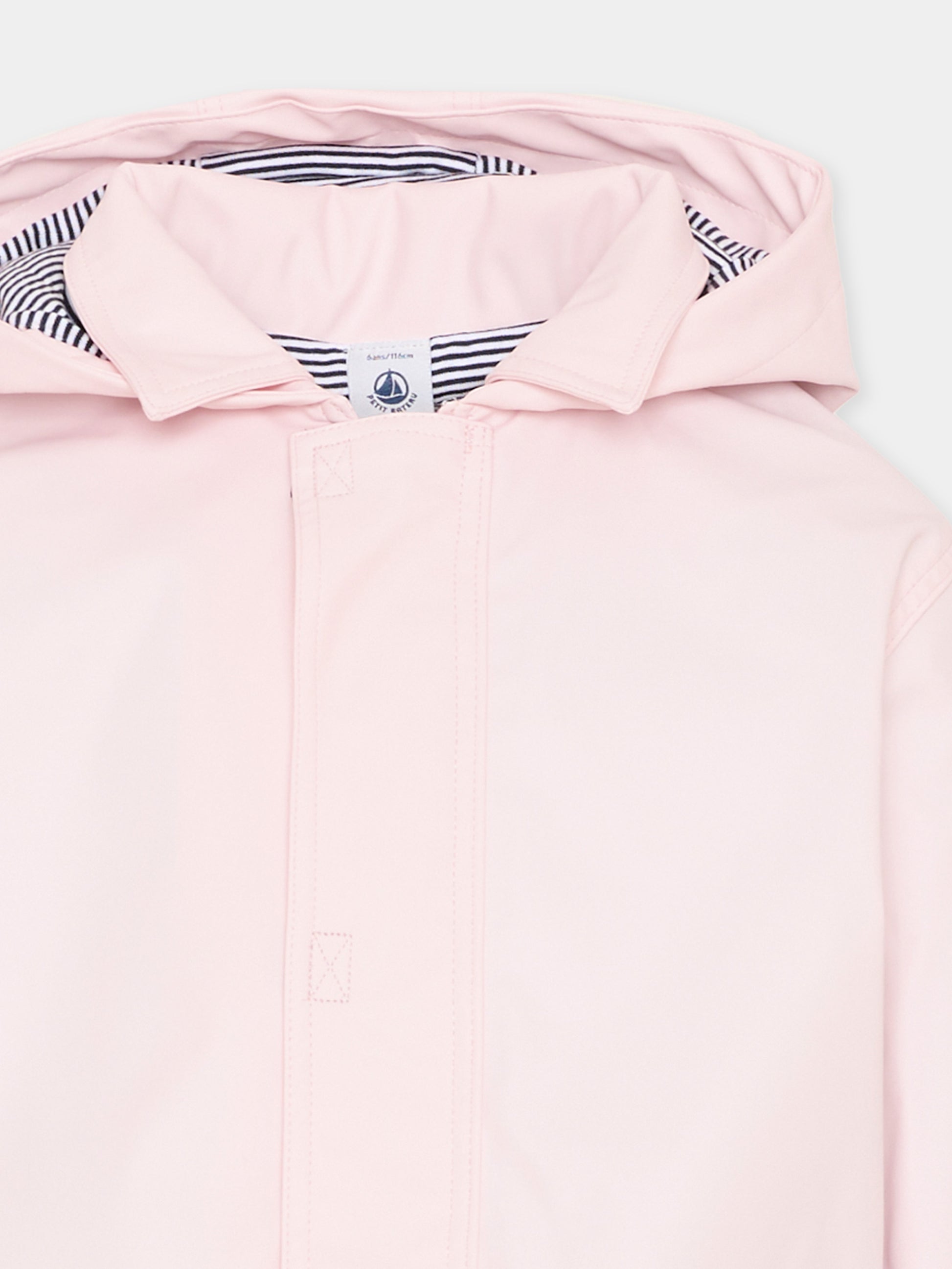 Giacca a vento rosa per bambina,Petit Bateau,A0FJK BARELY 05