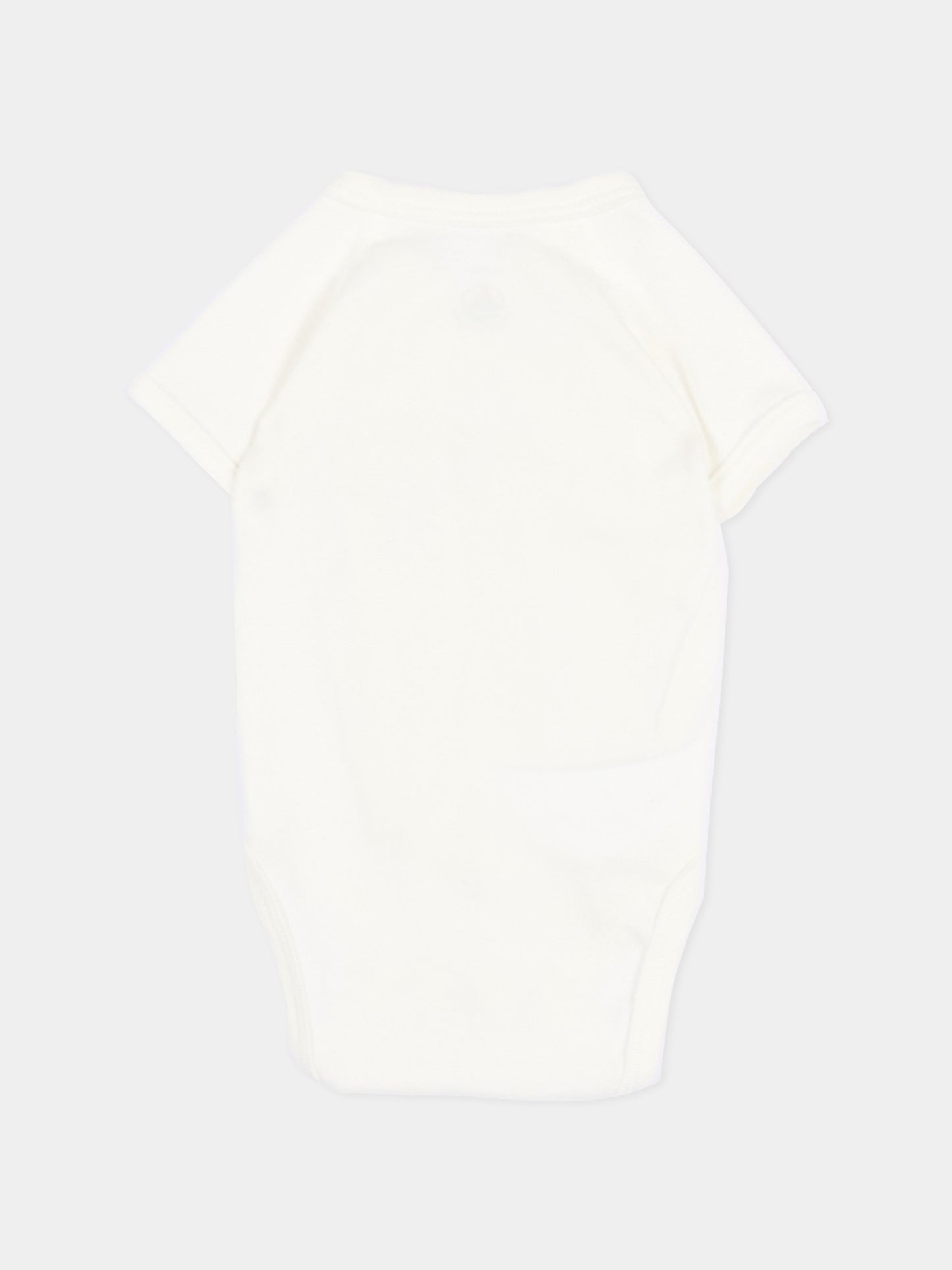 Set body bianco per neonati con dediche,Petit Bateau,A0F9Y VARIANTE 1 00