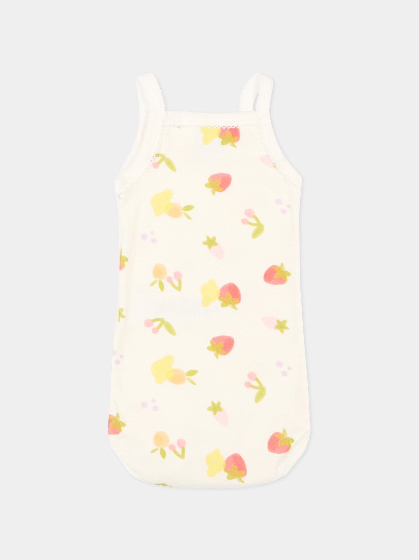 Body multicolor per neonata con frutta,Petit Bateau,A0FRX VARIANTE 1 00