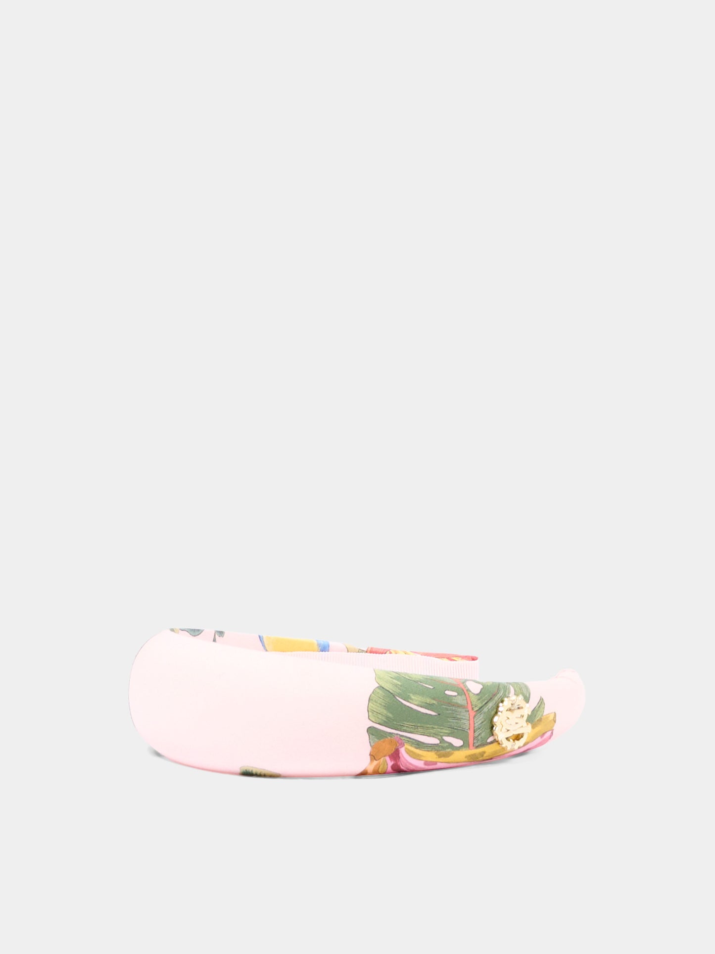 Cerchietto multicolor per bambina Tropicana,Roberto Cavalli Kids,CGP26157FR TROPICANA BABY ROSE