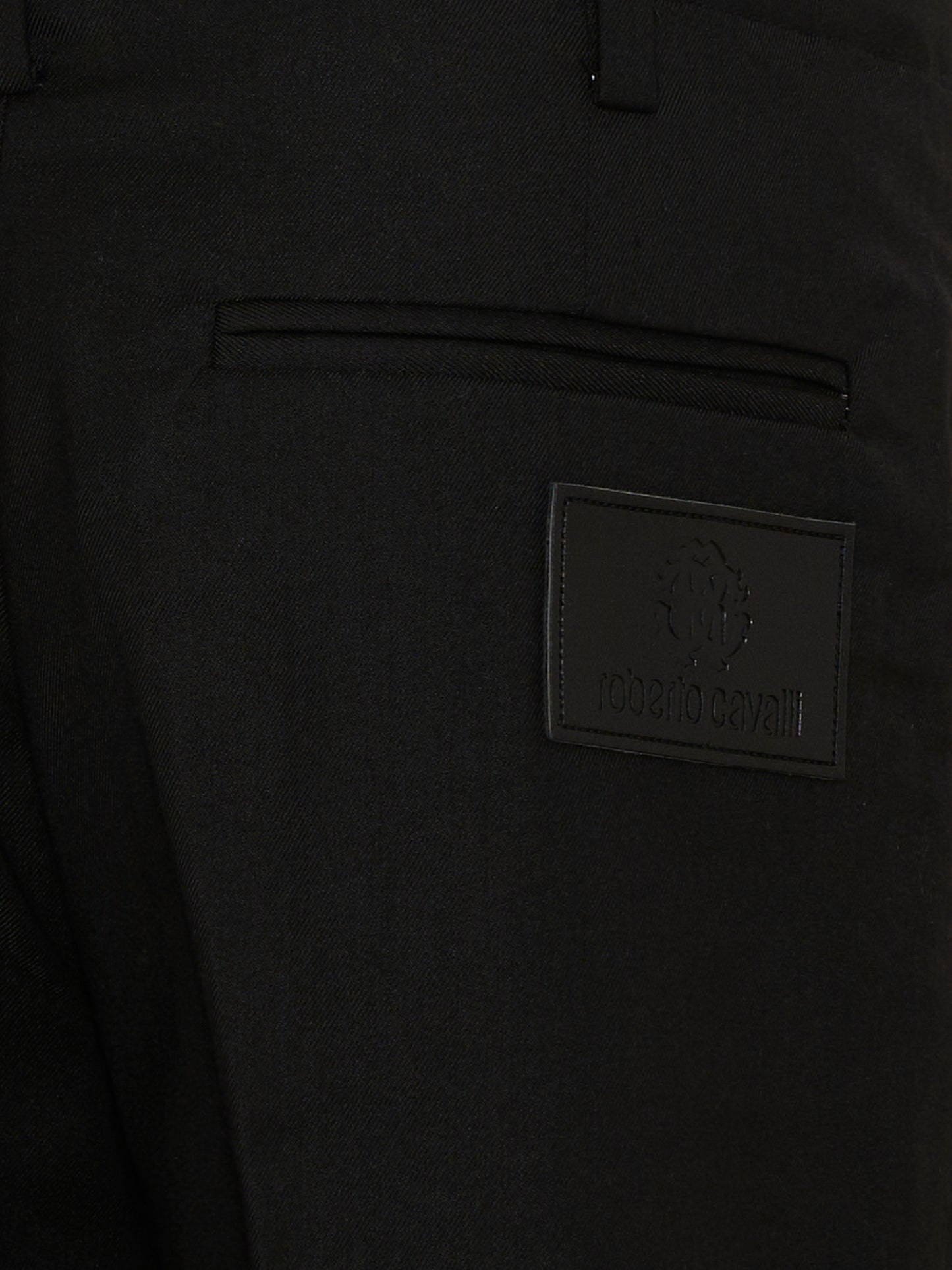 Pantaloni neri per bambino eleganti,Roberto Cavalli Kids,CBP26120PA BLACK