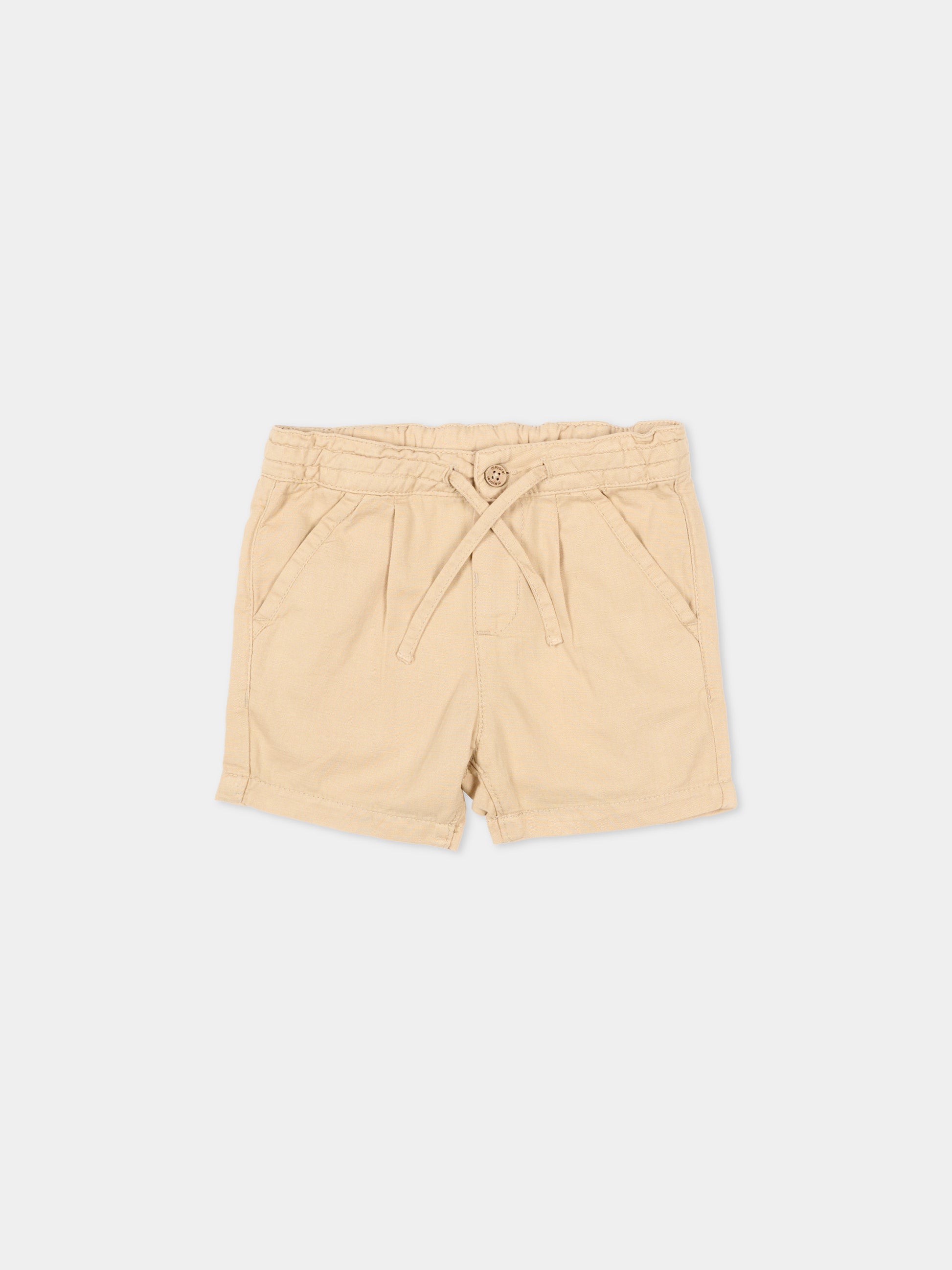 Shorts beige per neonato,Mayoral,1220 073