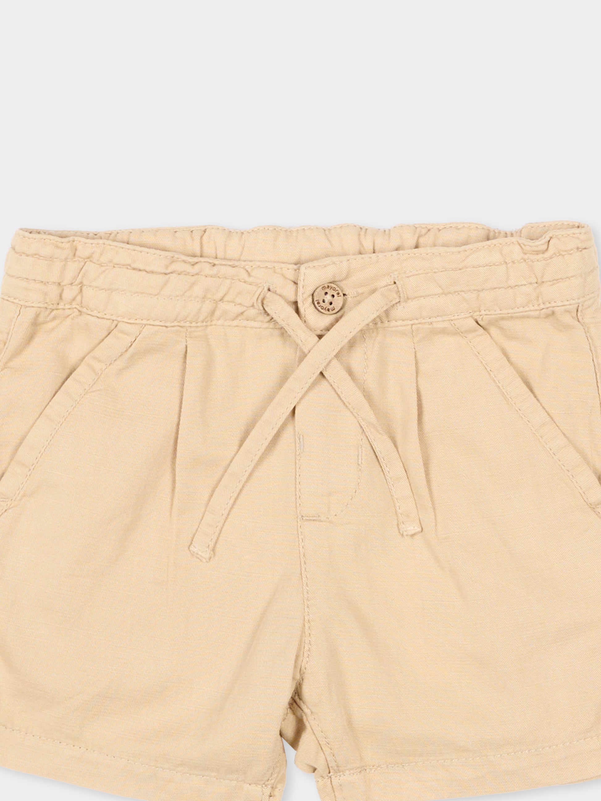 Shorts beige per neonato,Mayoral,1220 073