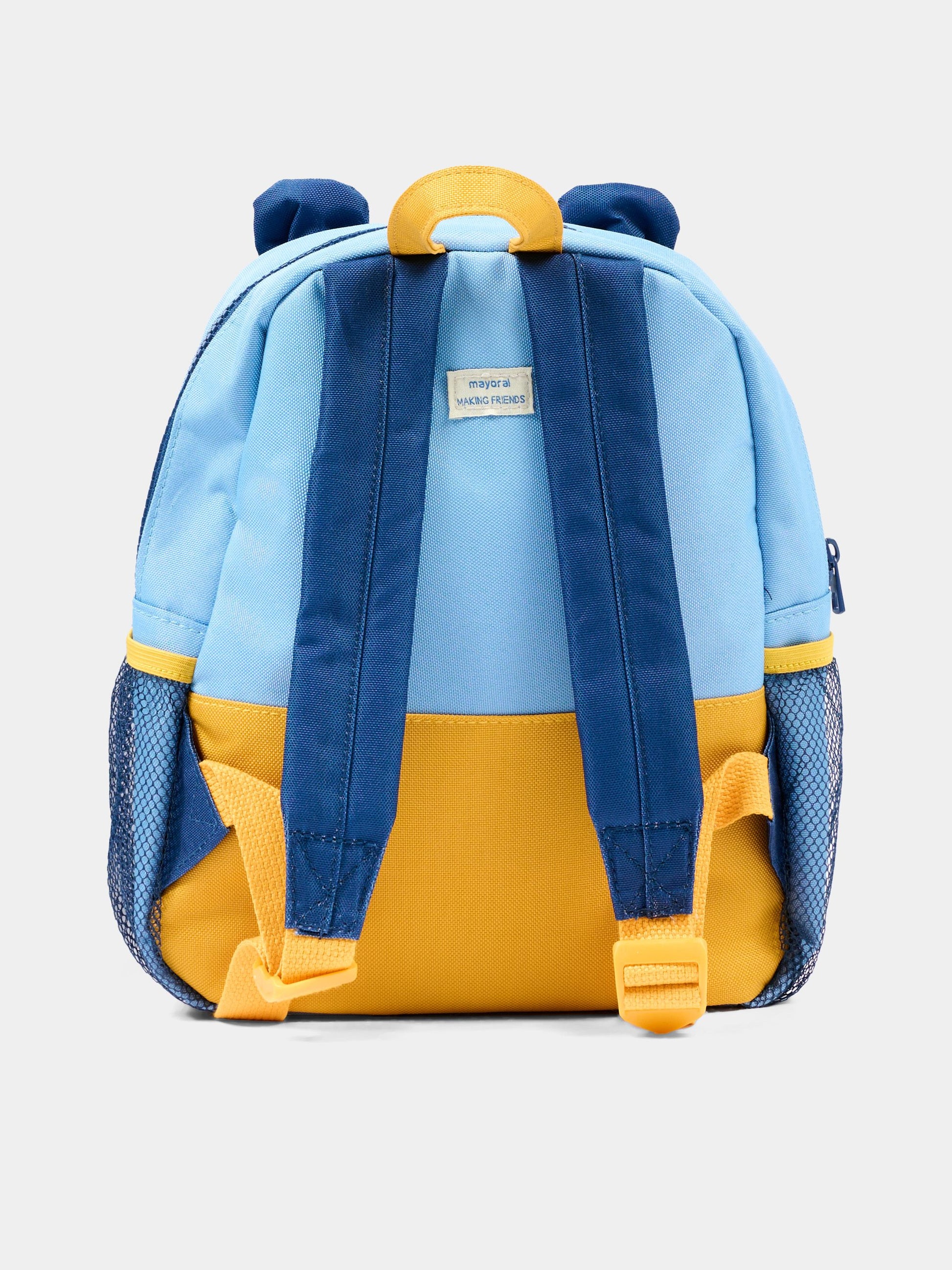 Zaino blu per neonato con ippopotamo,Mayoral,10157 091