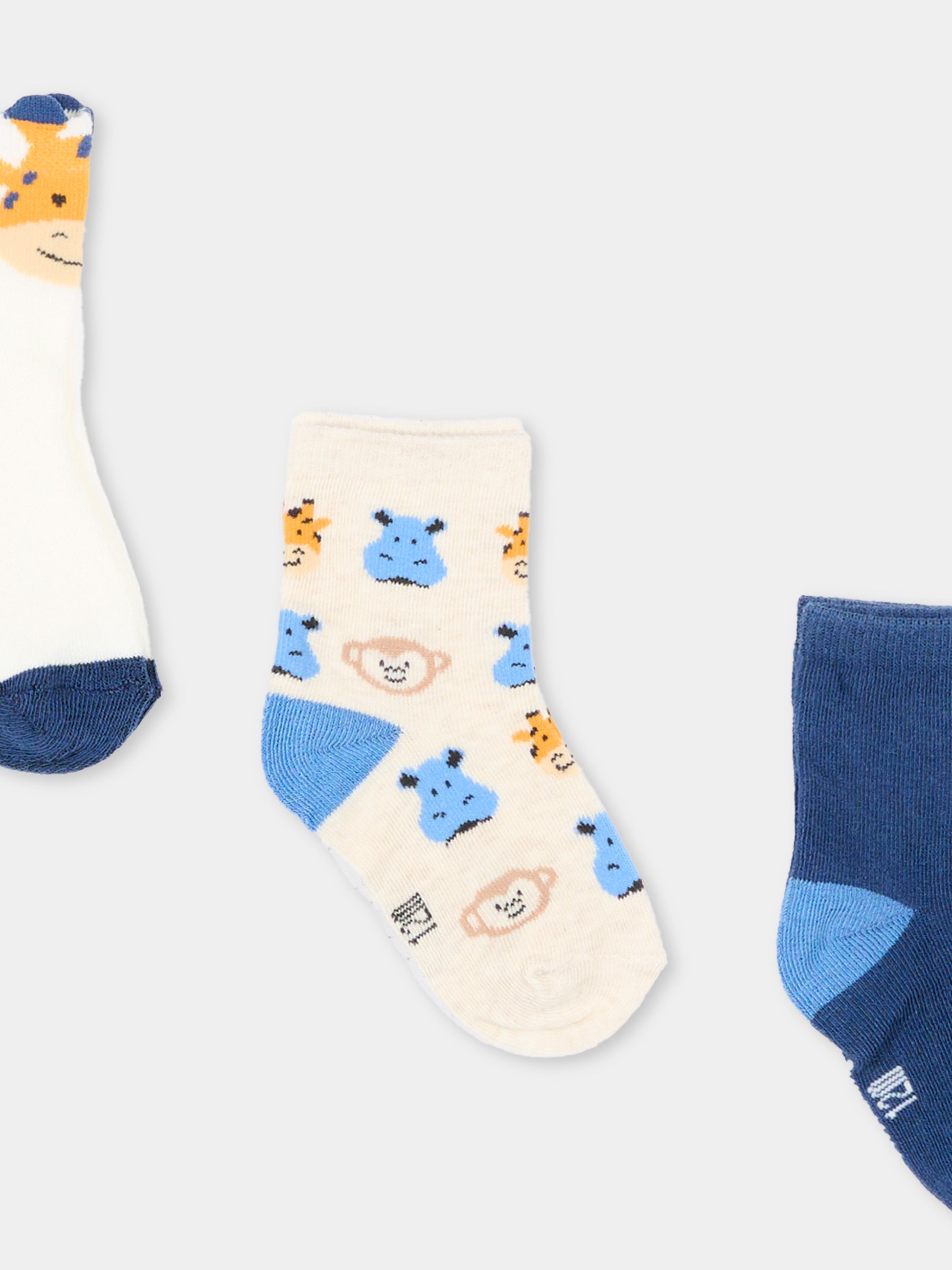 Calzini multicolor per neonato animali,Mayoral,10137 086