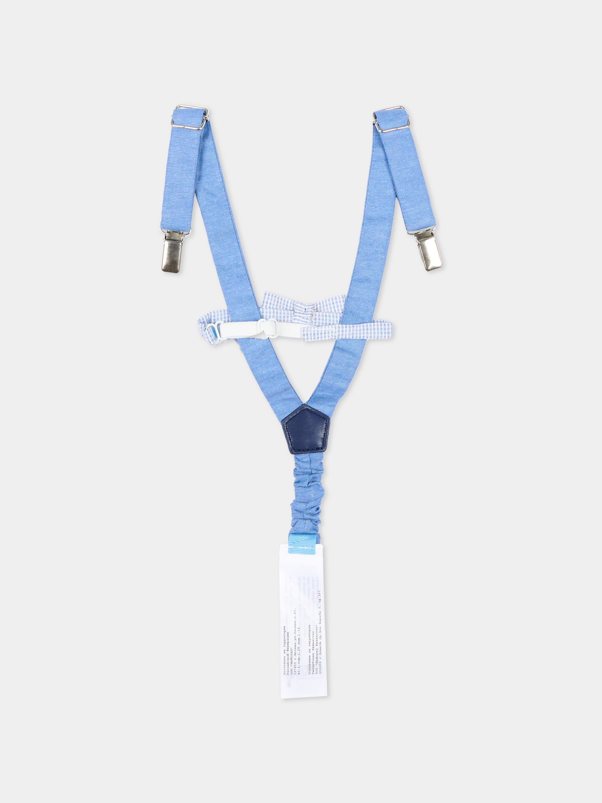 Set accessori azzurro per neonato vichy,Mayoral,10161 077