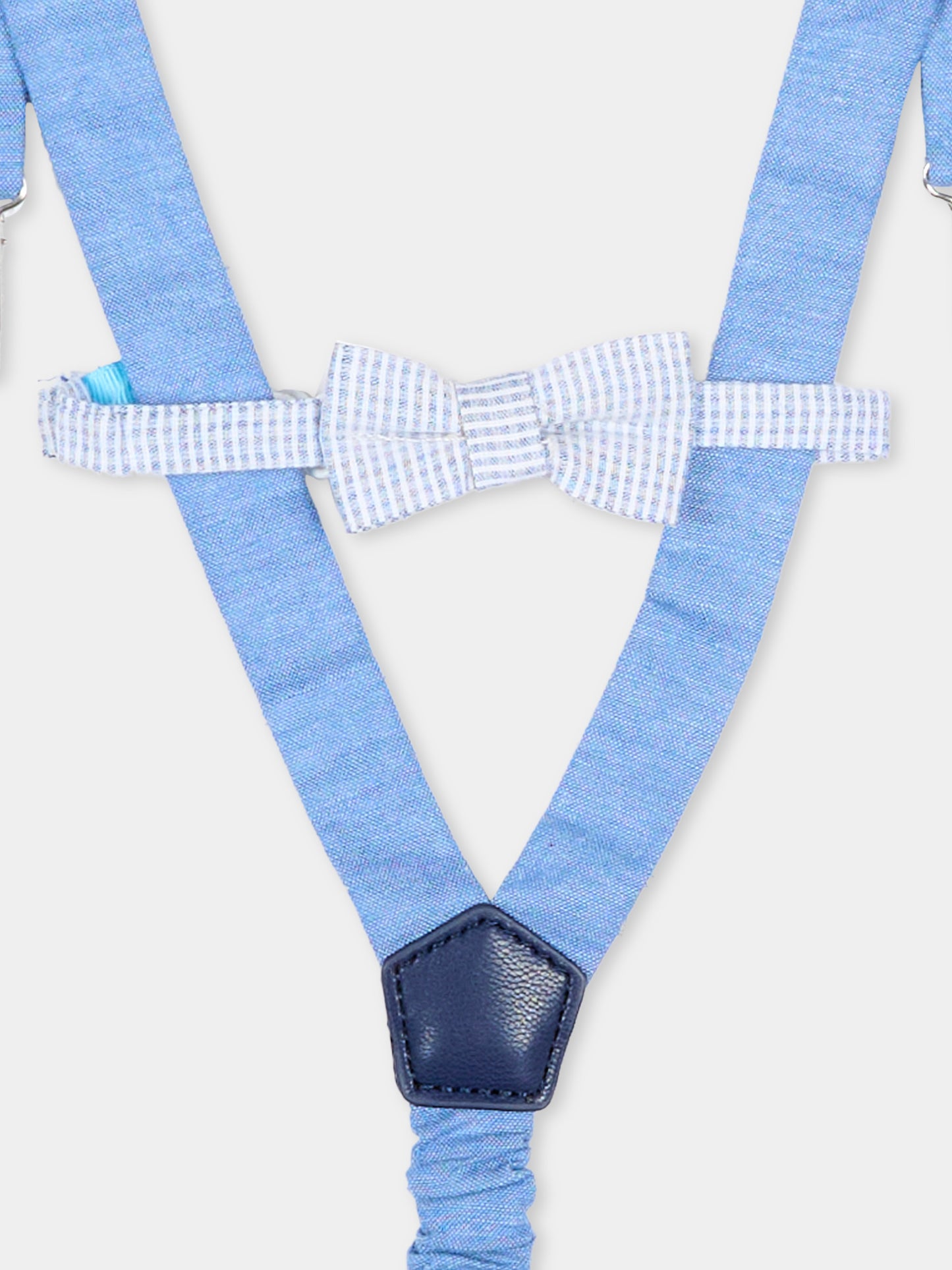 Set accessori azzurro per neonato vichy,Mayoral,10161 077