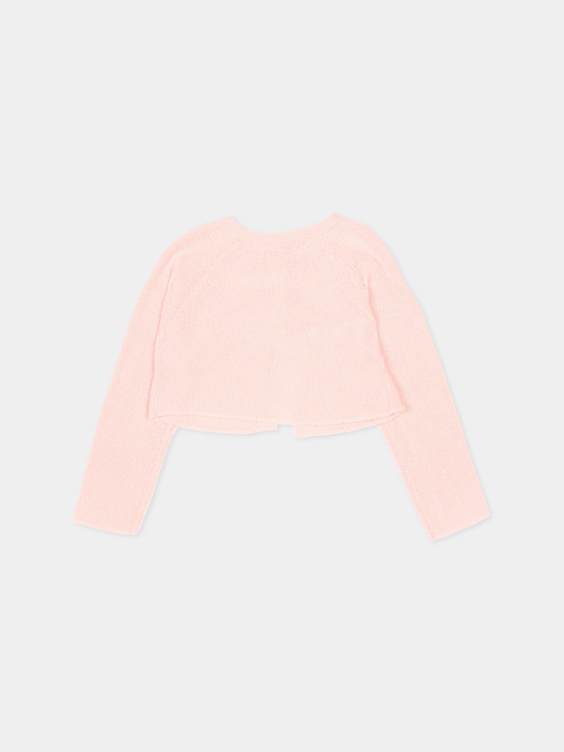 Cardigan rosa per neonata coprispalle,Mayoral,302 74