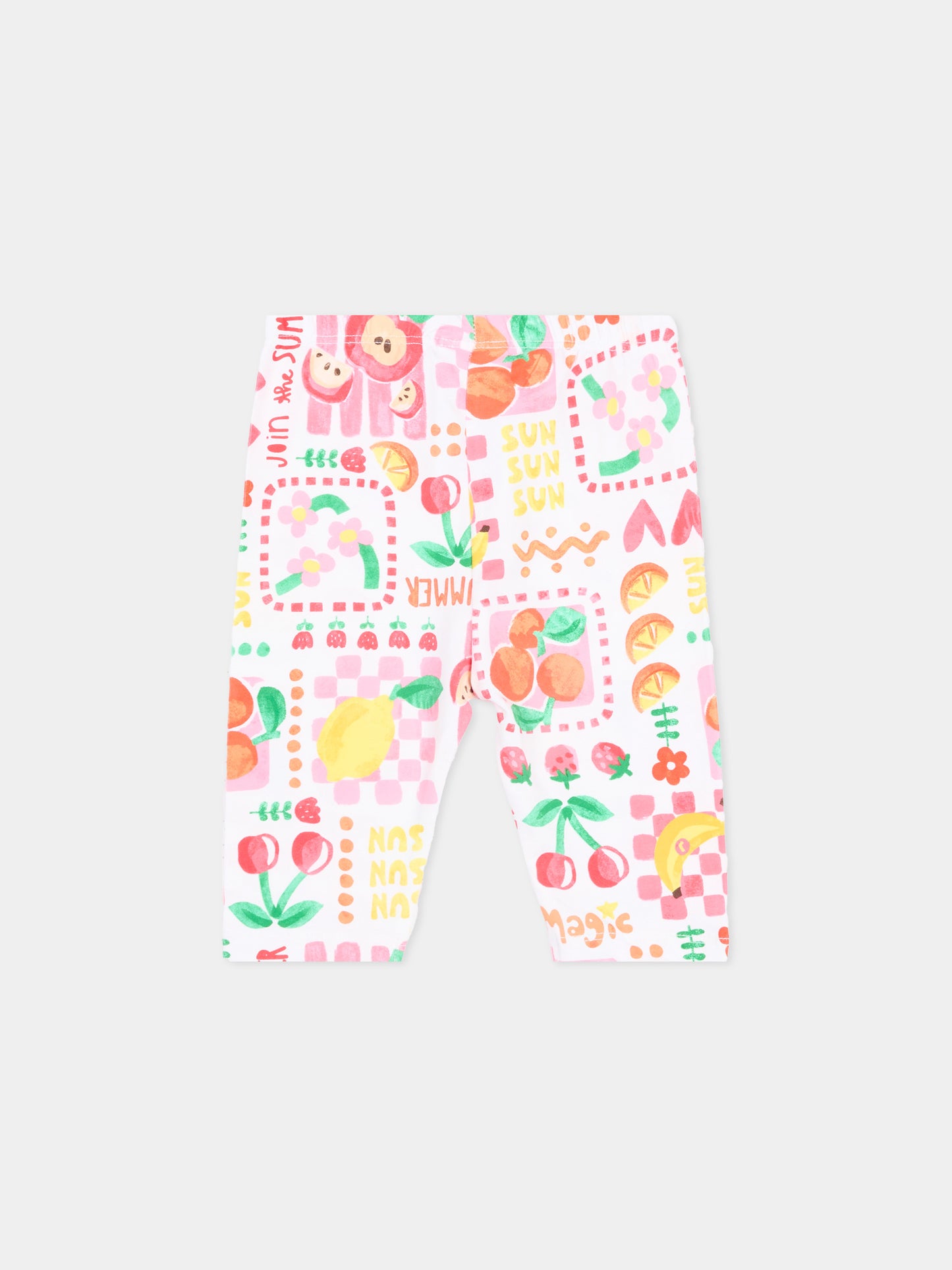 Completo sportivo rosa per neonata con frutta,Mayoral,1752 010