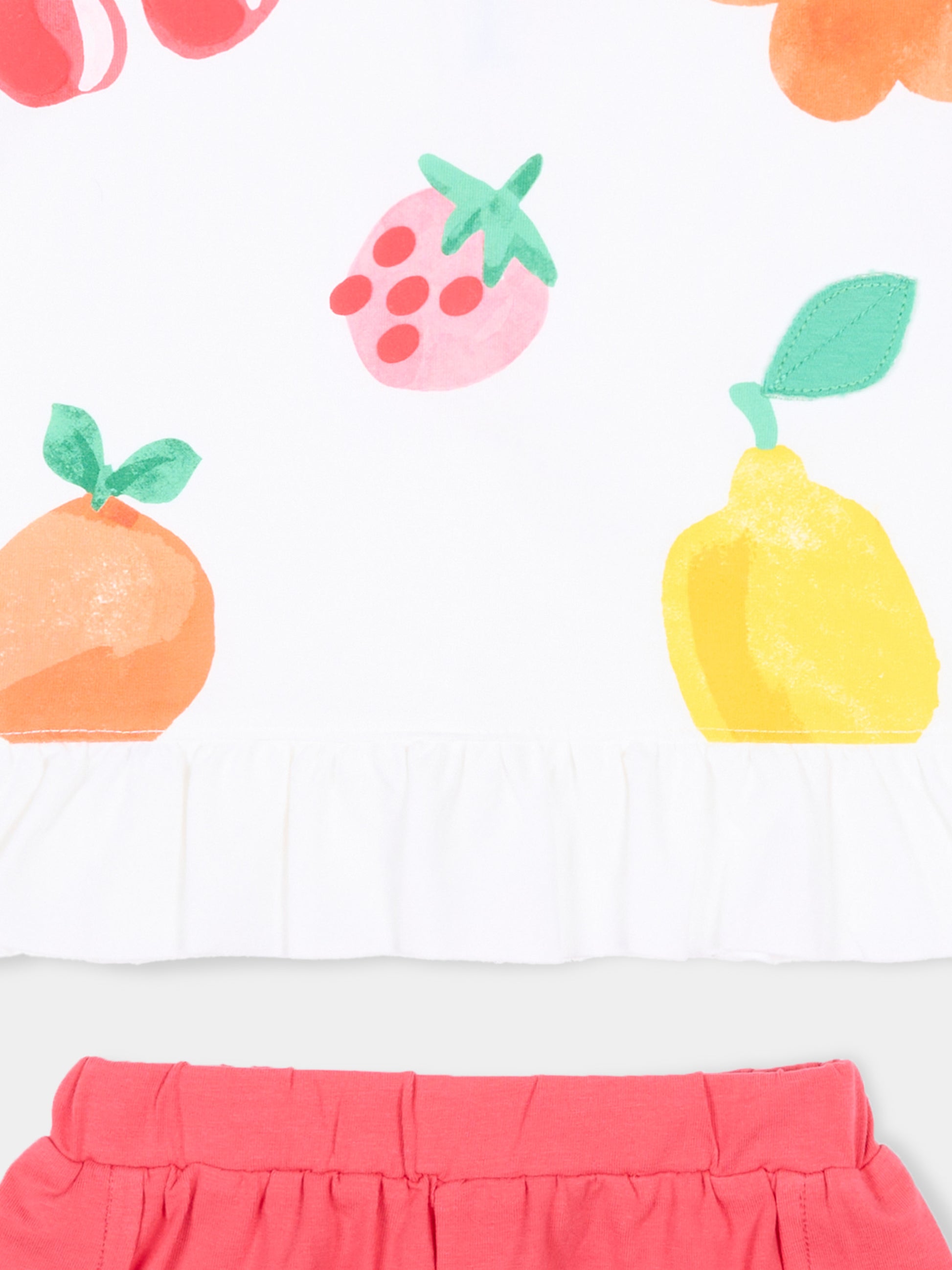 Completo sportivo rosa con frutta per neonata,Mayoral,1209 060