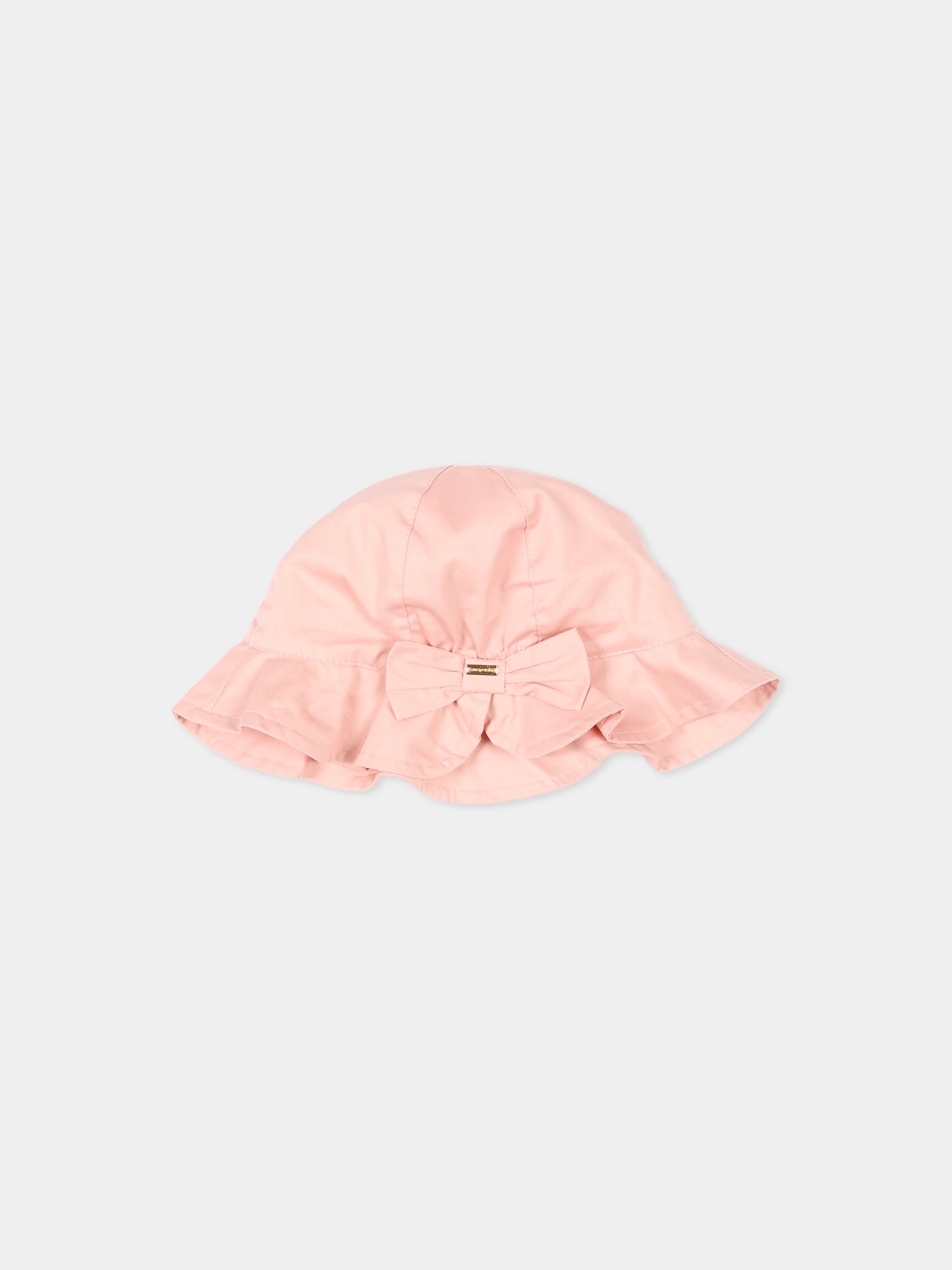 Cloche rosa per neonata con fiocco,Mayoral,10145 054