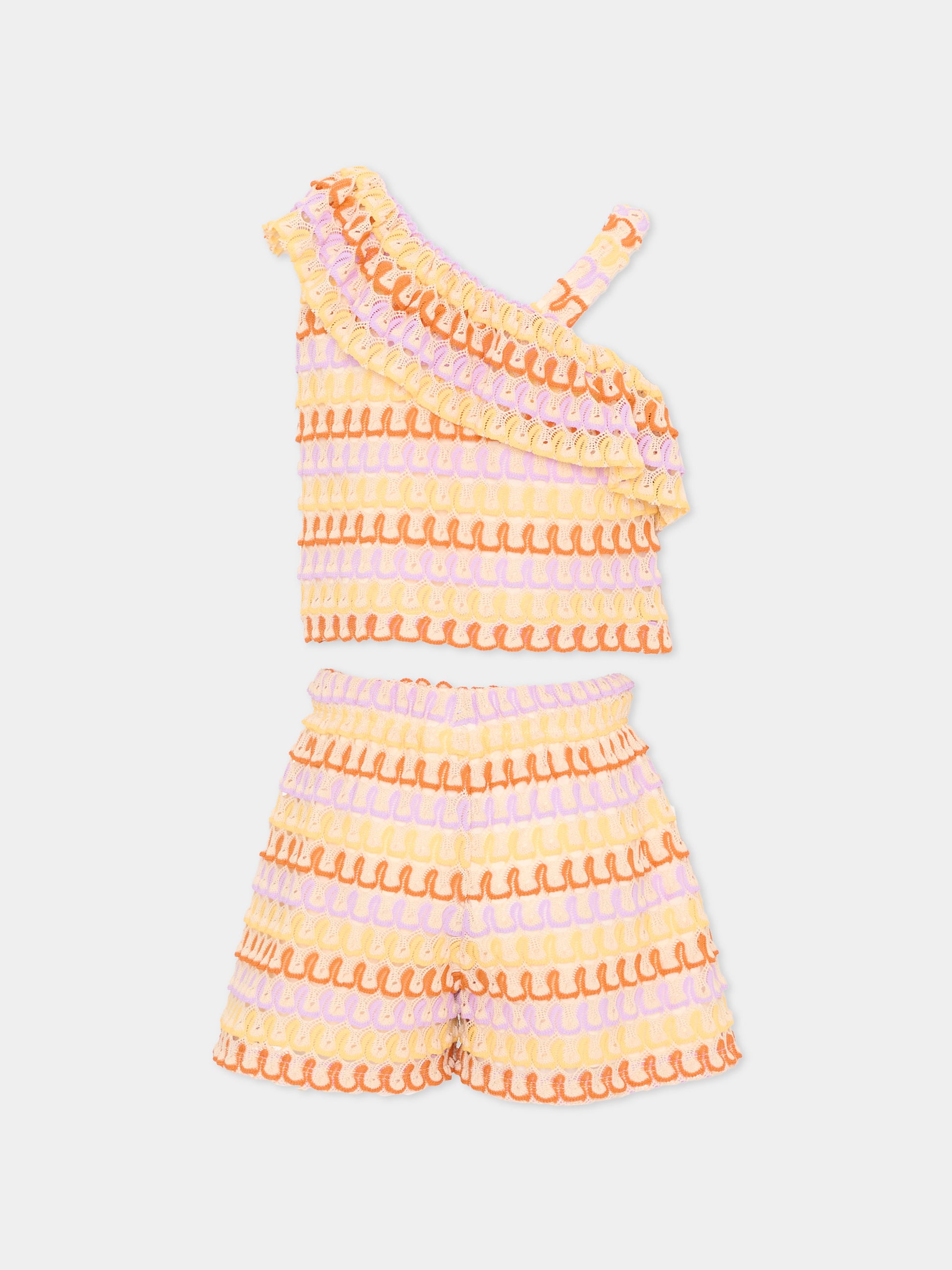 Completo corto multicolor per bambina,Mayoral,3225 060