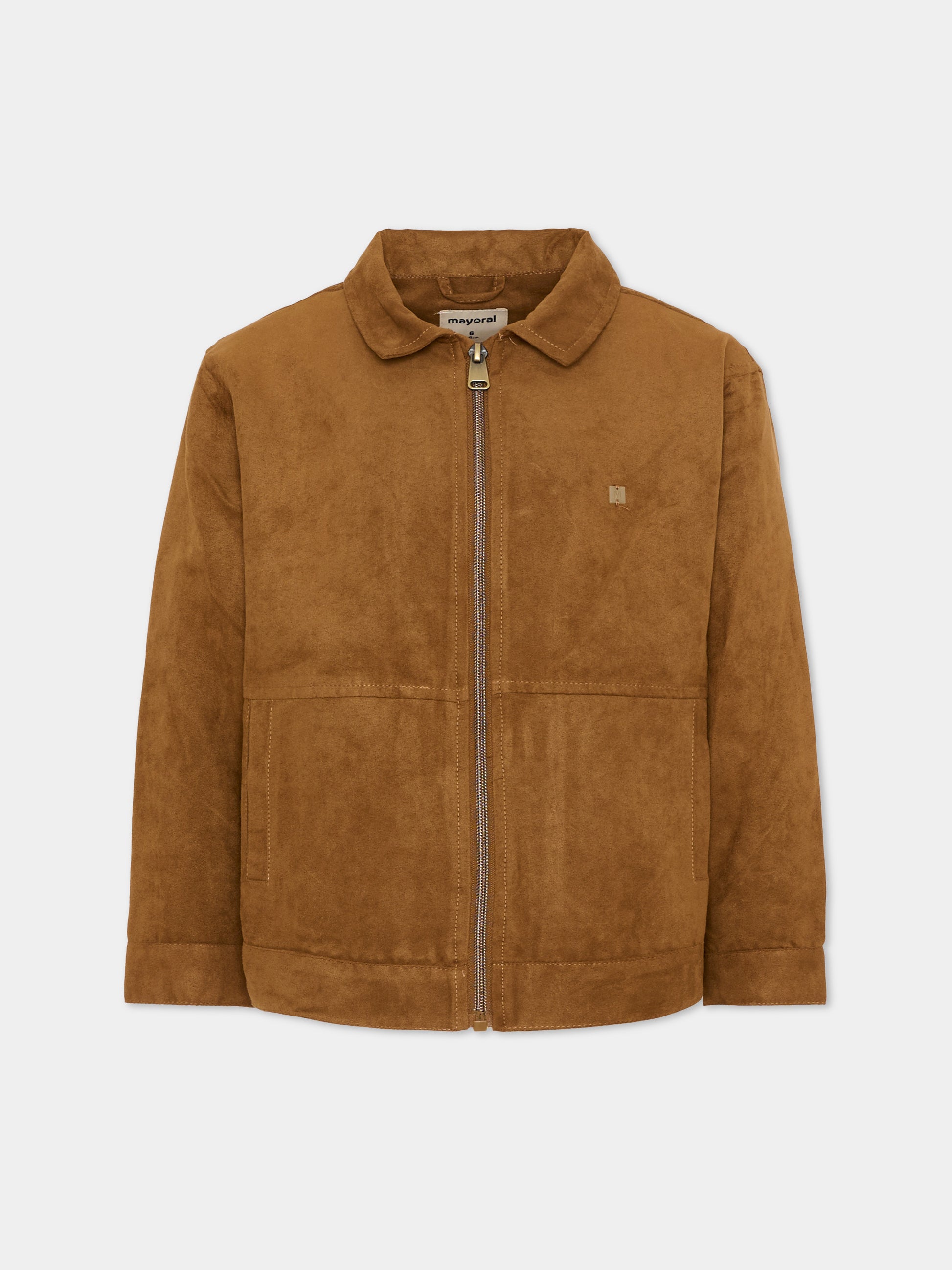 Giubbotto marrone per bambino,Mayoral,3438 075