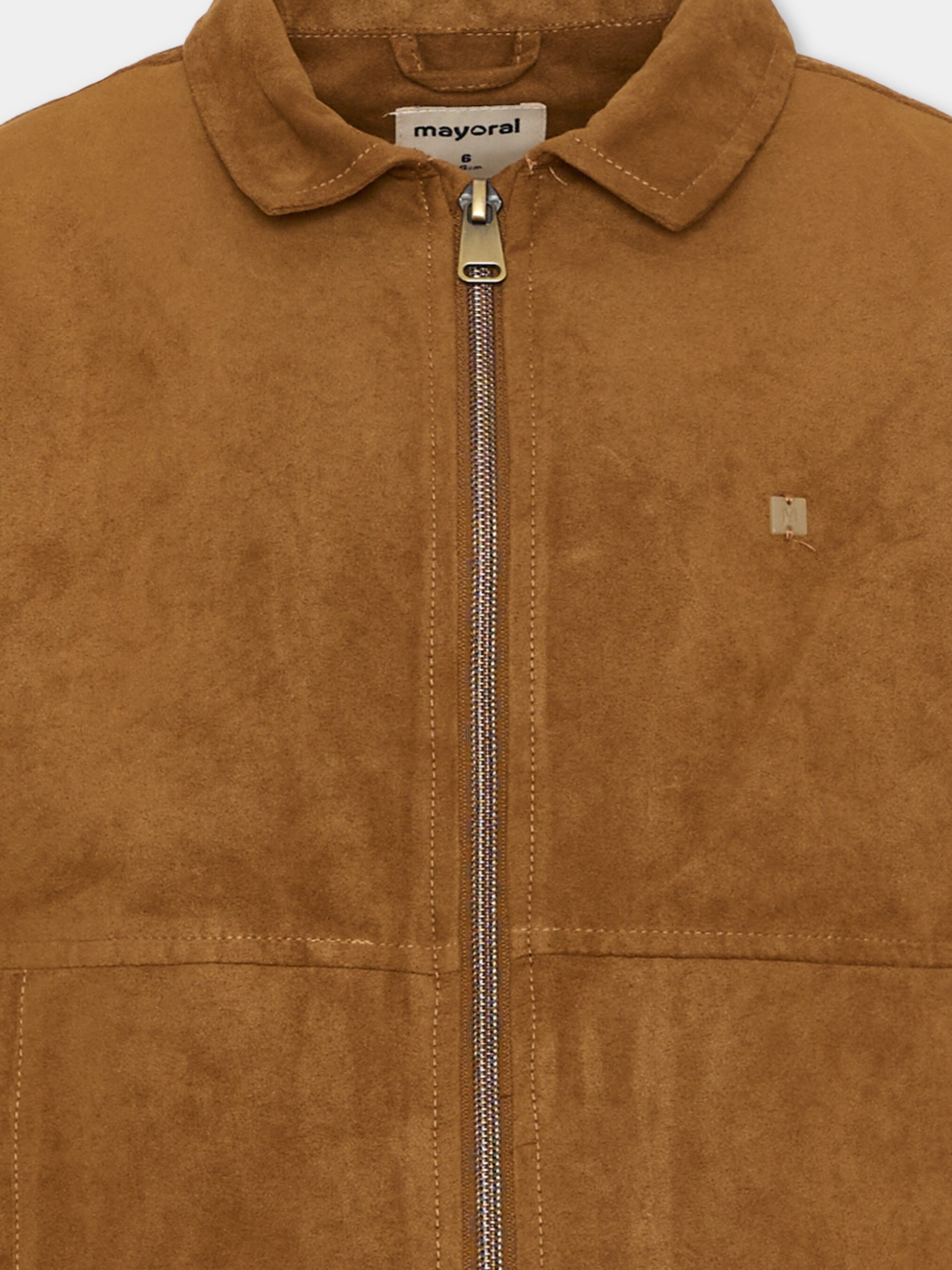 Giubbotto marrone per bambino,Mayoral,3438 075