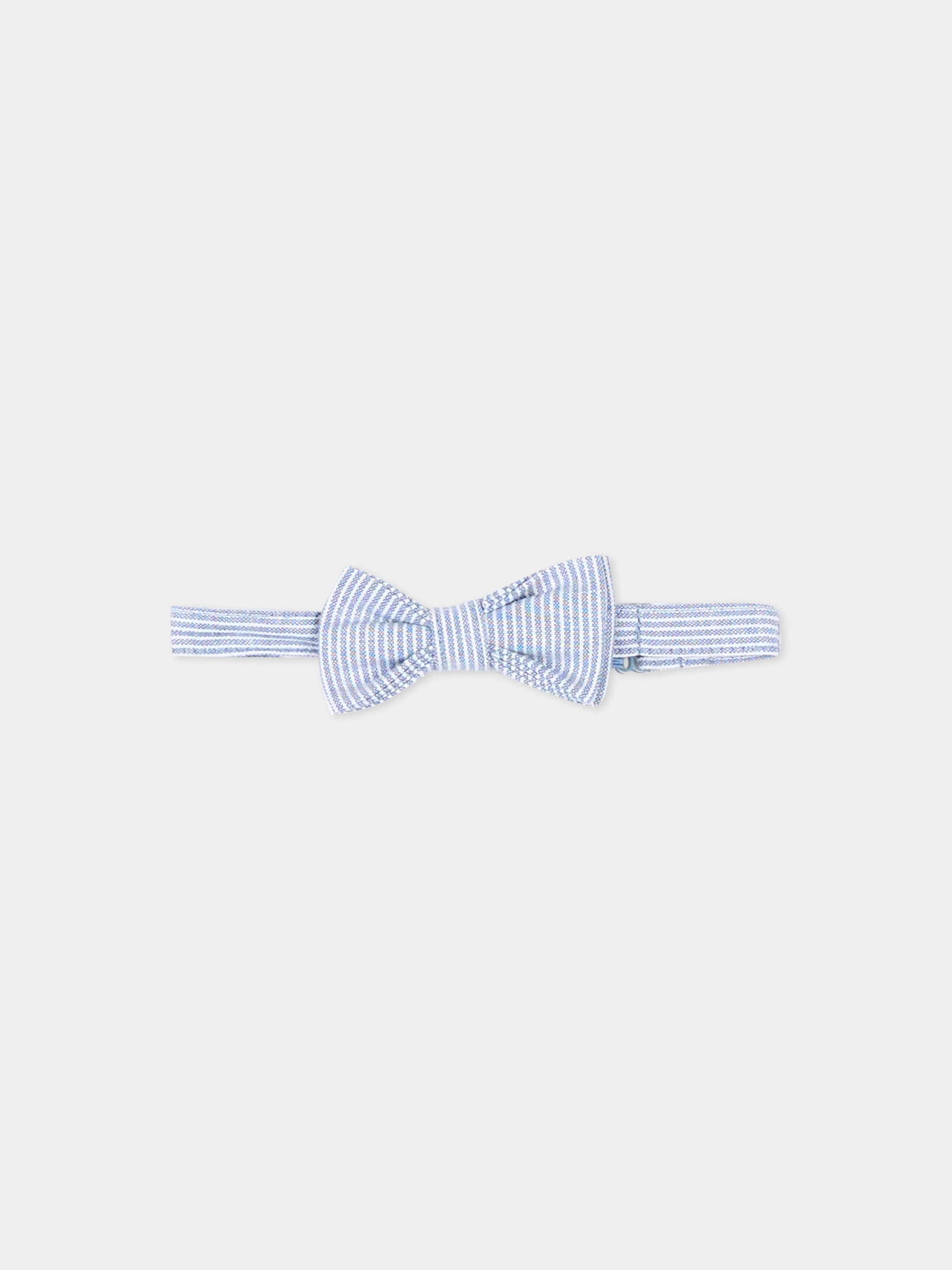 Papillon azzurro per bambino a righe,Mayoral,10217 033