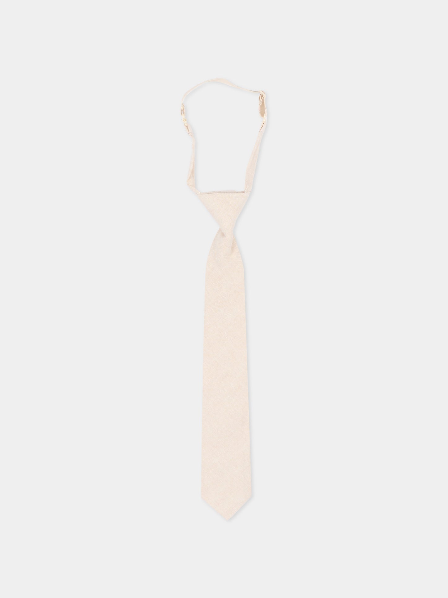 Cravatta beige per bambino,Mayoral,10214 035