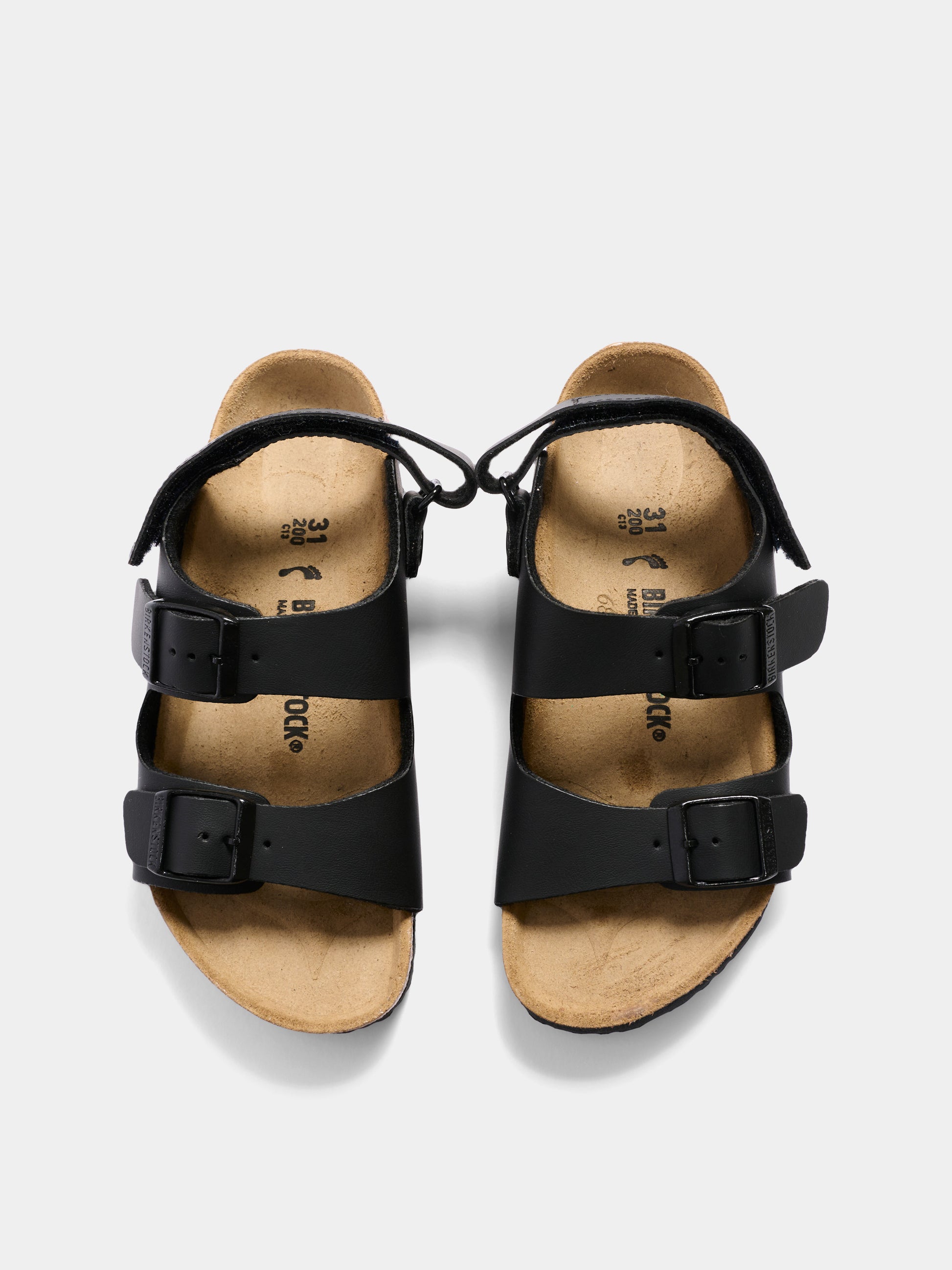 Sandali neri Milano per bambini,Birkenstock,1032009 MILANO