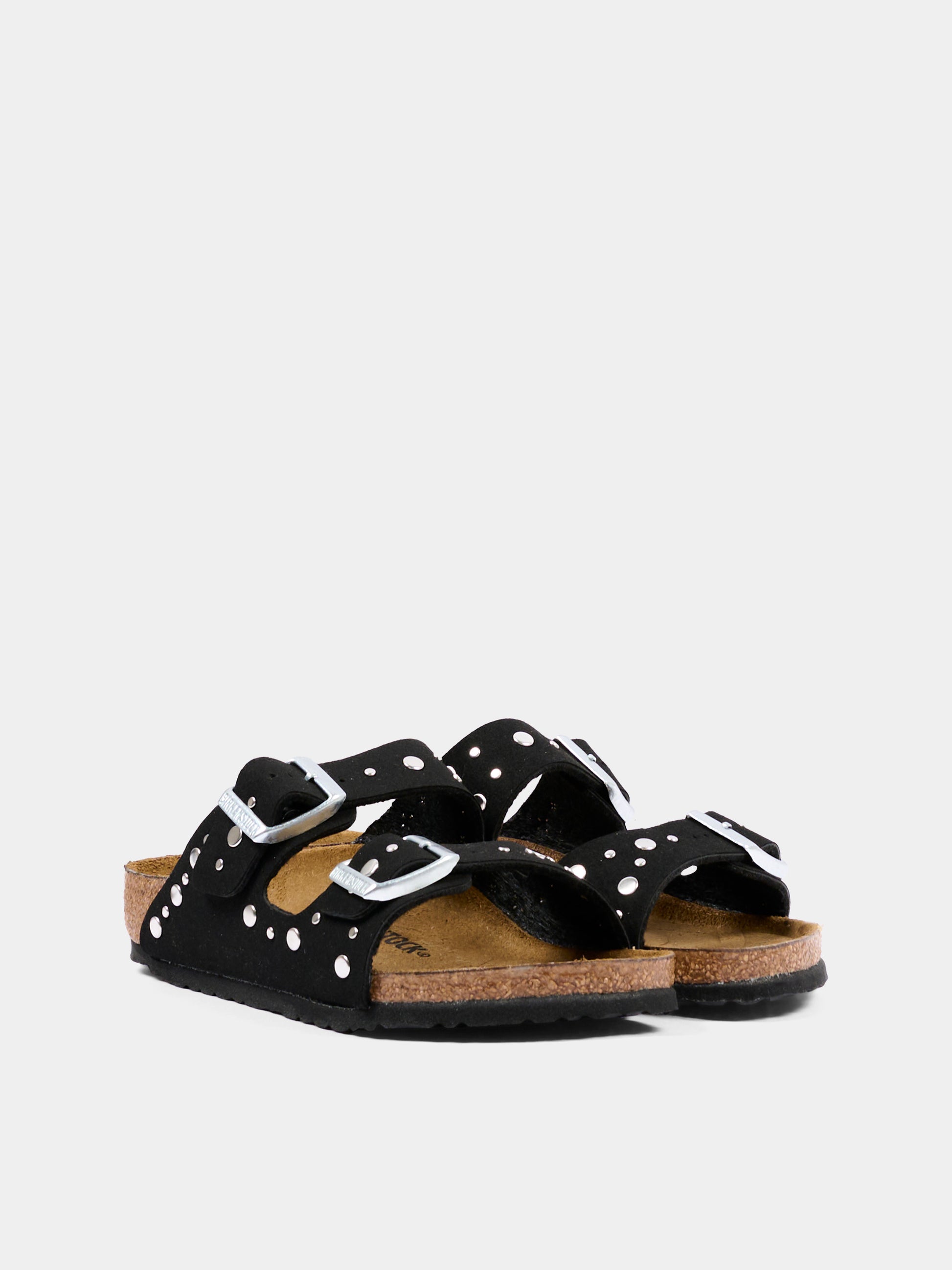 Sandali neri Arizona per bambina,Birkenstock,1031646 ARIZONA