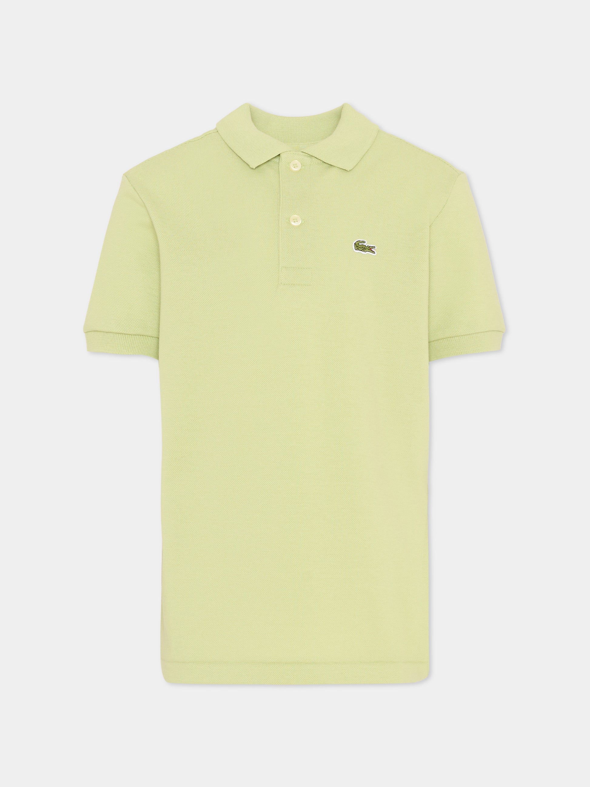 Polo verde per bambino con logo,Lacoste,7354 UYB