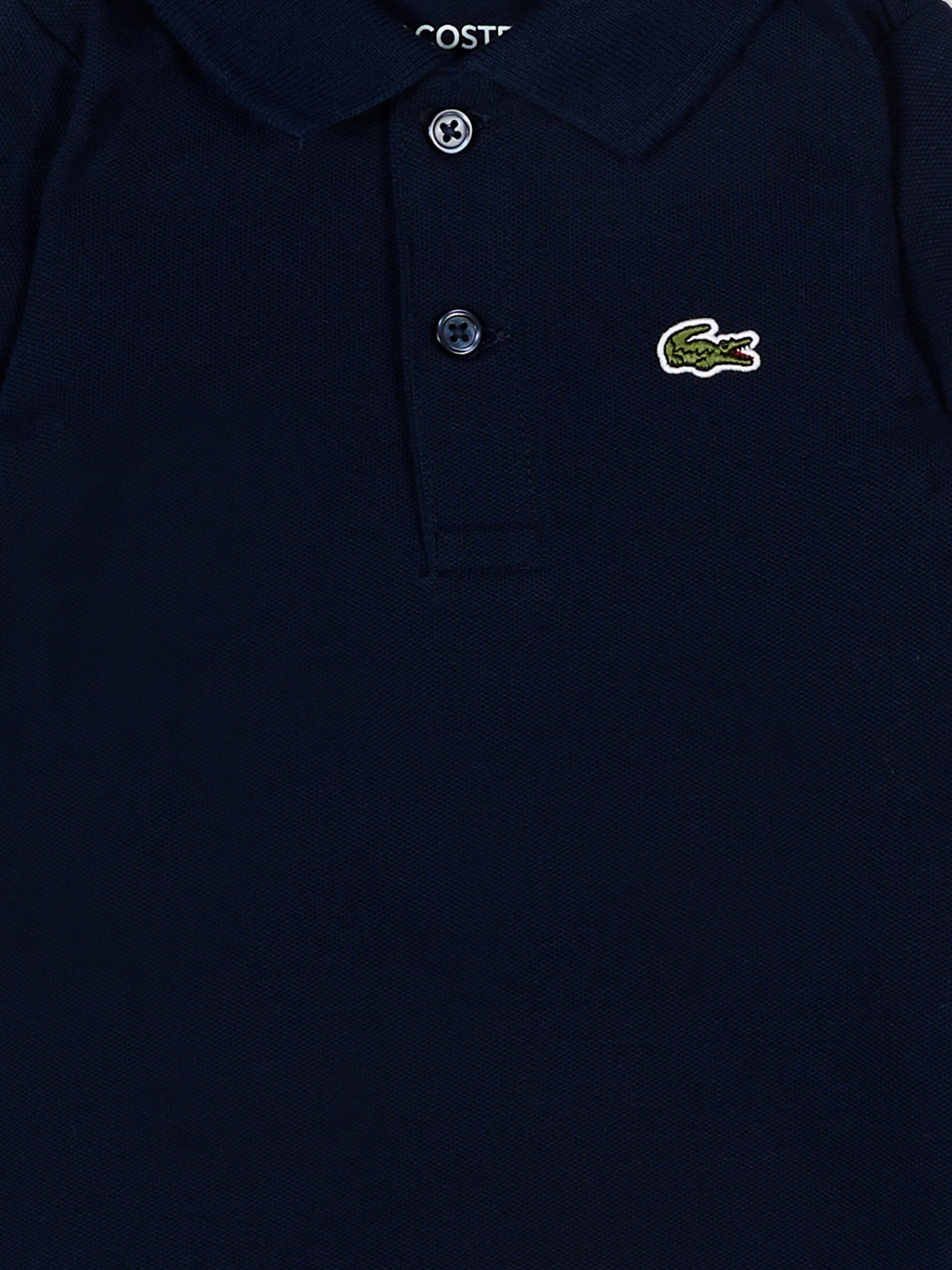 Body blu per neonato con logo,Lacoste,7118 UGW