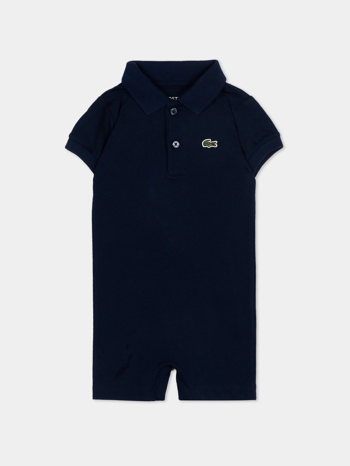 Pagliaccetto blu per neonato con logo,Lacoste,7455 UGW