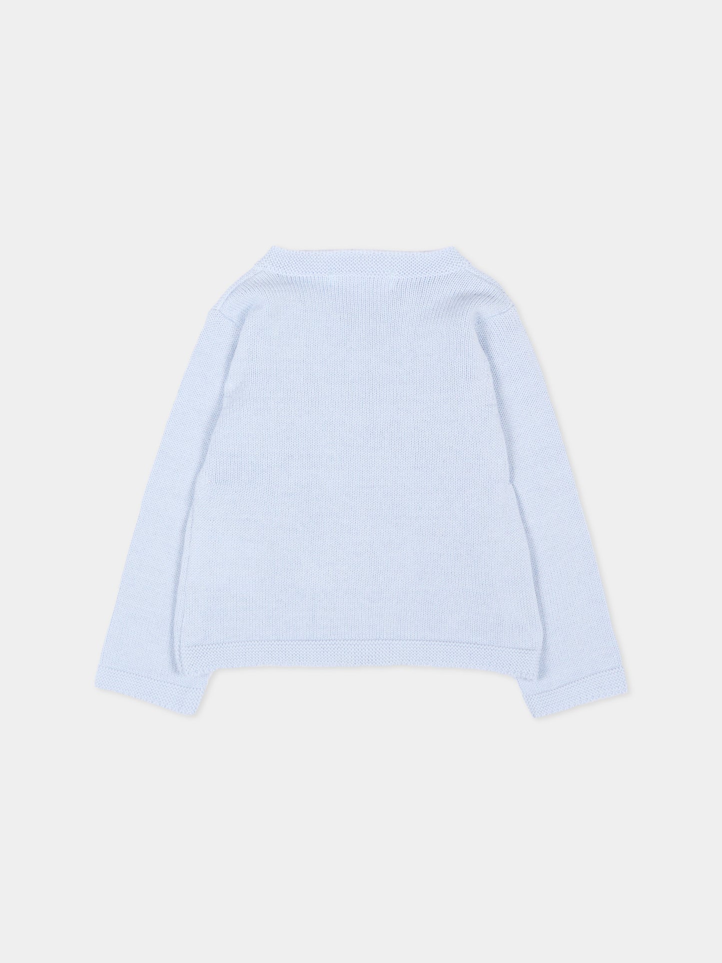 Cardigan celeste per neonato,Patachou,PAP CA4233061 303