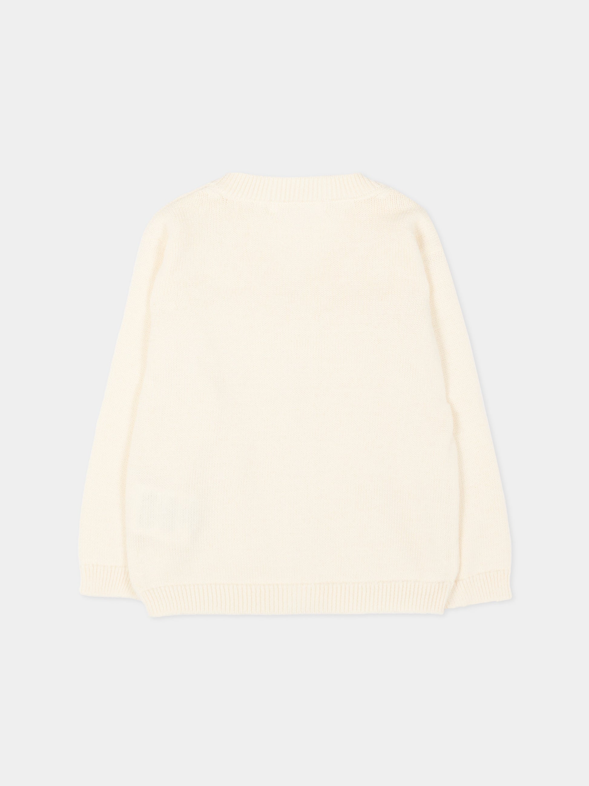 Cardigan avorio per neonato,Patachou,PAP CA4233390 060