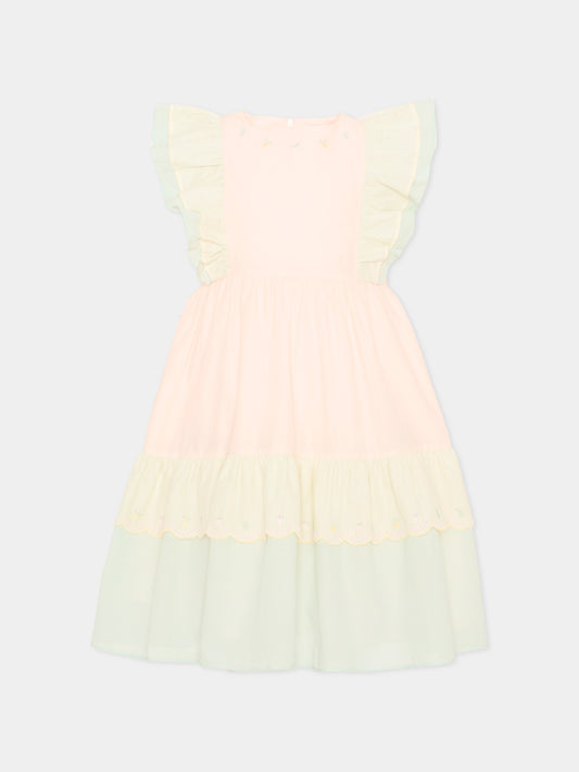 Abito elegante multicolor per bambina,Patachou,PAP VET4233220 026