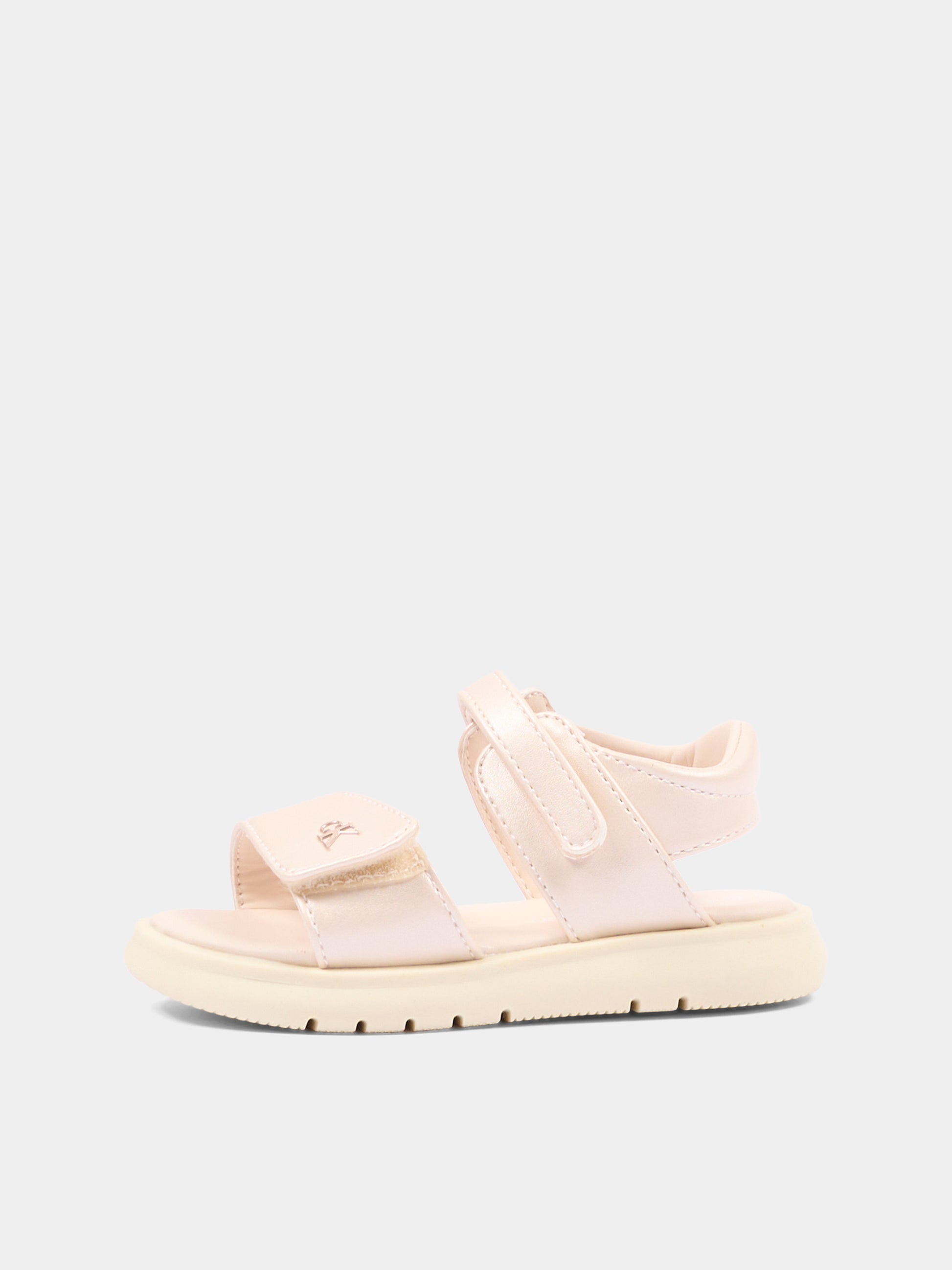 Sandali rosa per bambina con logo,Calvin Klein Kids,V1A2 83241 1372302