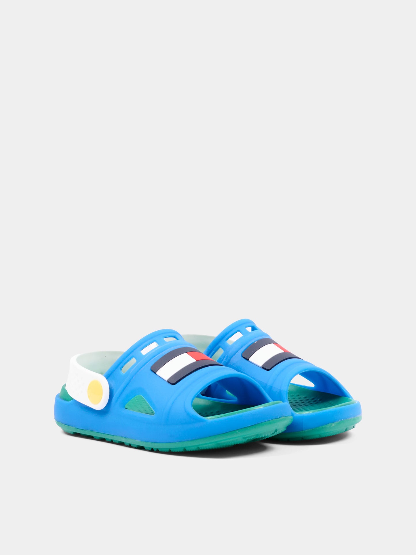 Sandali multicolor per bambino con logo,Tommy Hilfiger Junior,T3XF 34401 0083A076