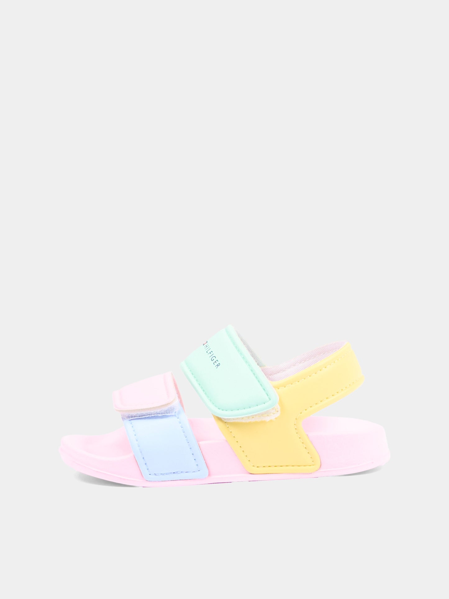 Sandali multicolor per bambina con logo,Tommy Hilfiger Junior,T1AF 34316 1172Y913