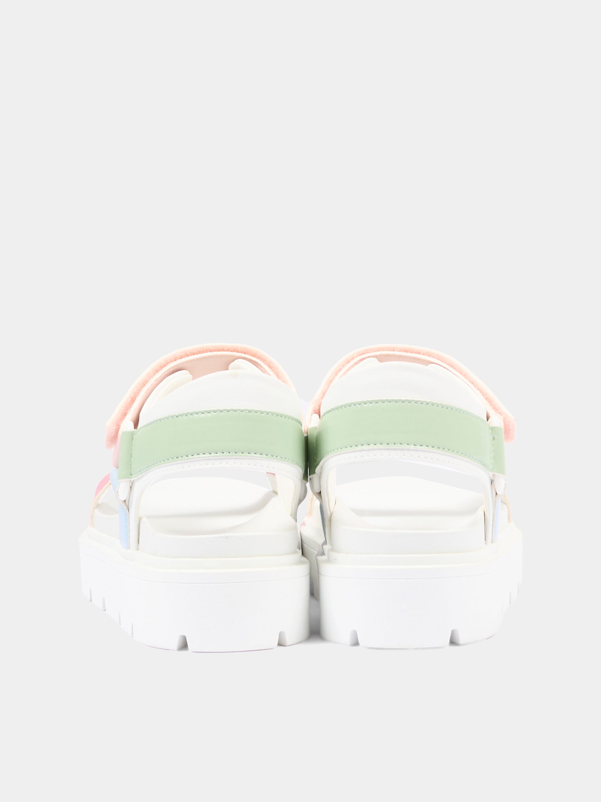 Sandali multicolor per bambina con logo,Tommy Hilfiger Junior,T3A2 34286 0326Y913