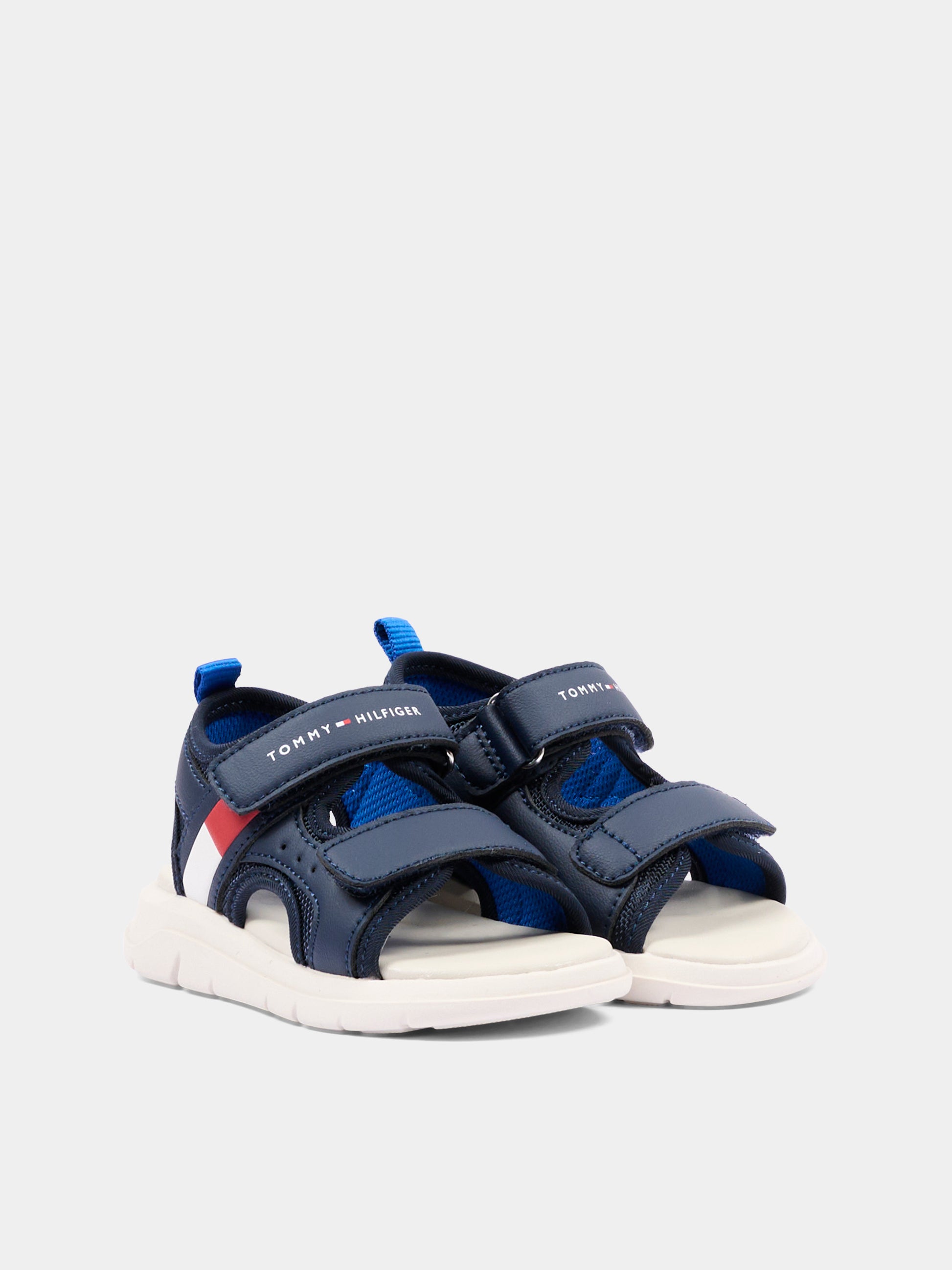 Sandali blu per bambino con logo,Tommy Hilfiger Junior,T1B2 34386 1591800