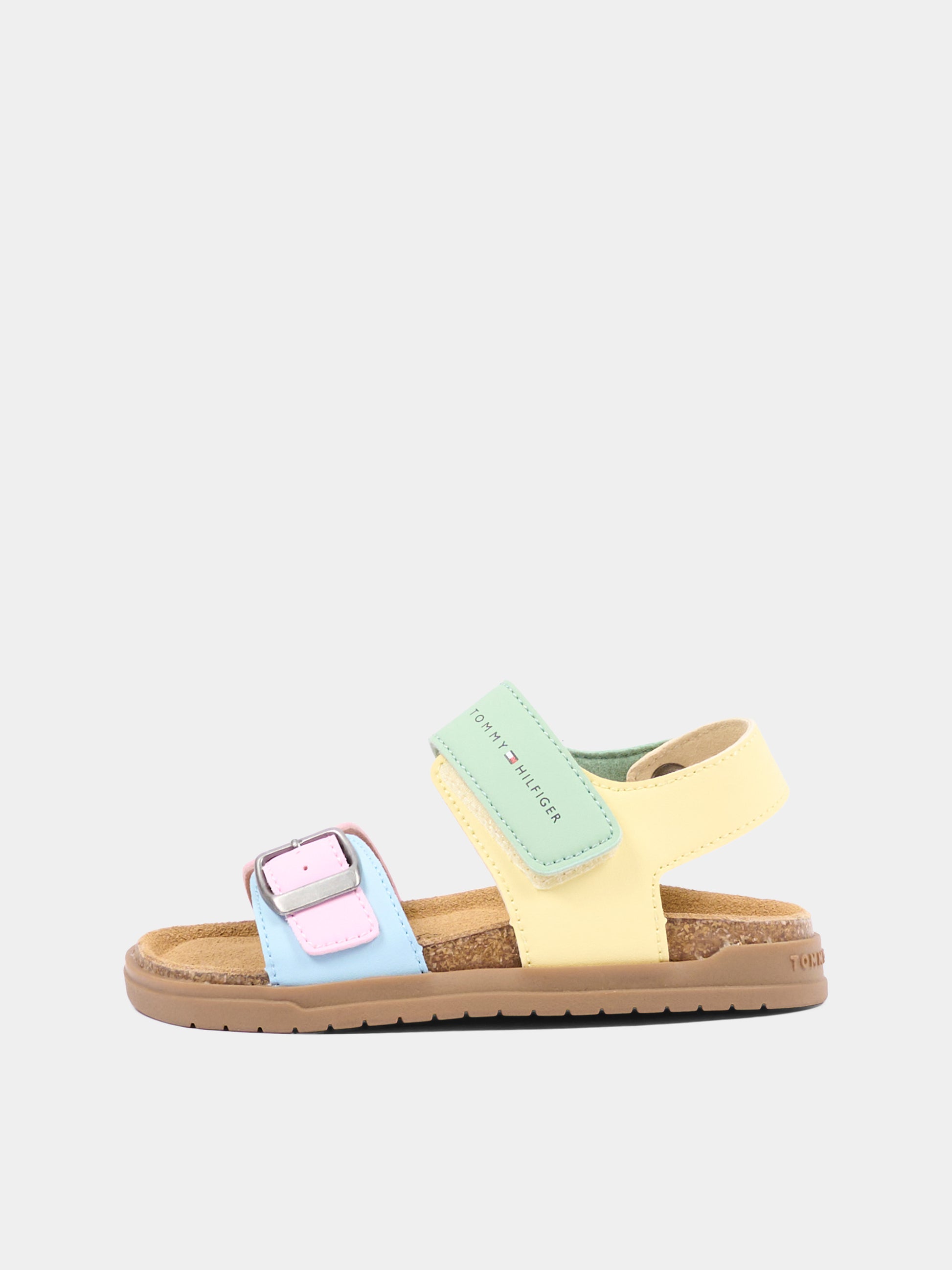 Sandali multicolor per bambina con logo,Tommy Hilfiger Junior,T3A2 34307 0326Y913