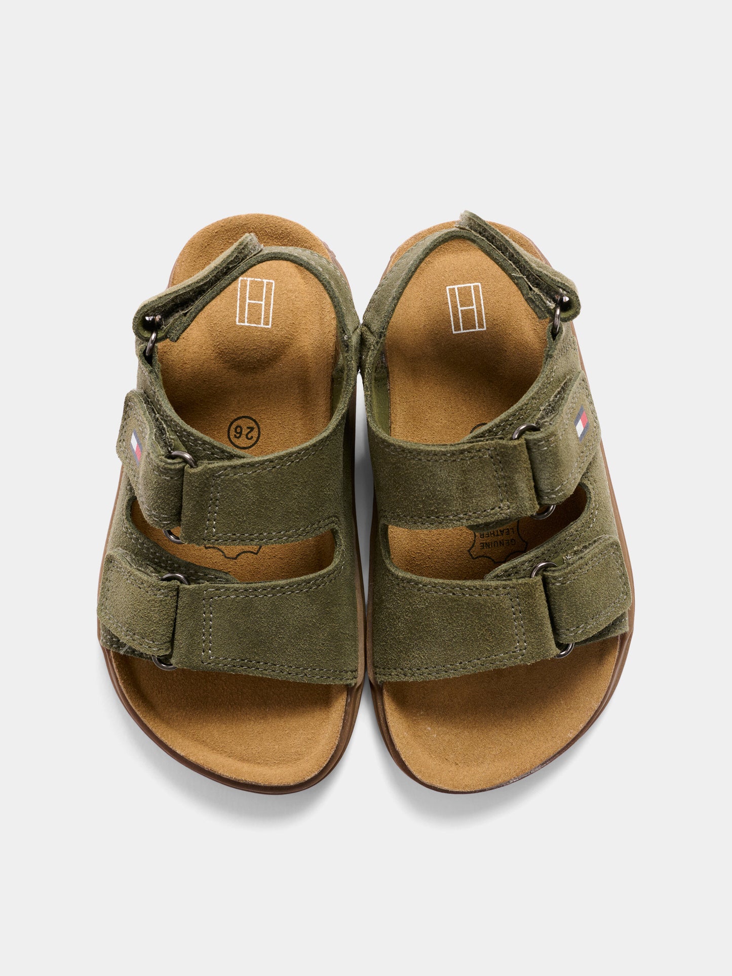 Sandali verdi per bambini con Tommy flag,Tommy Hilfiger Junior,T3X2 34394 1899400