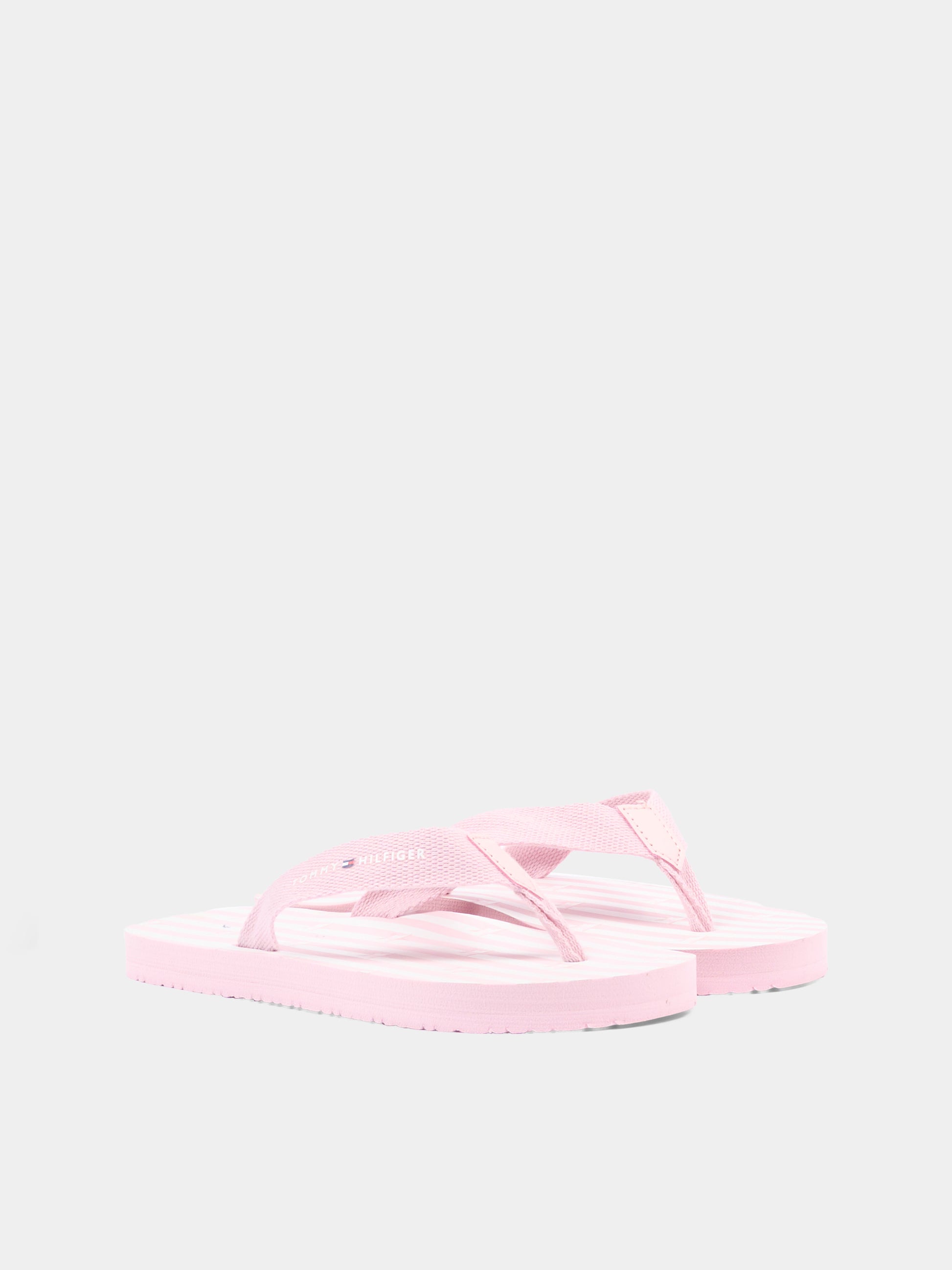 Infradito rosa per bambina con logo,Tommy Hilfiger Junior,T3A8 34326 0058302