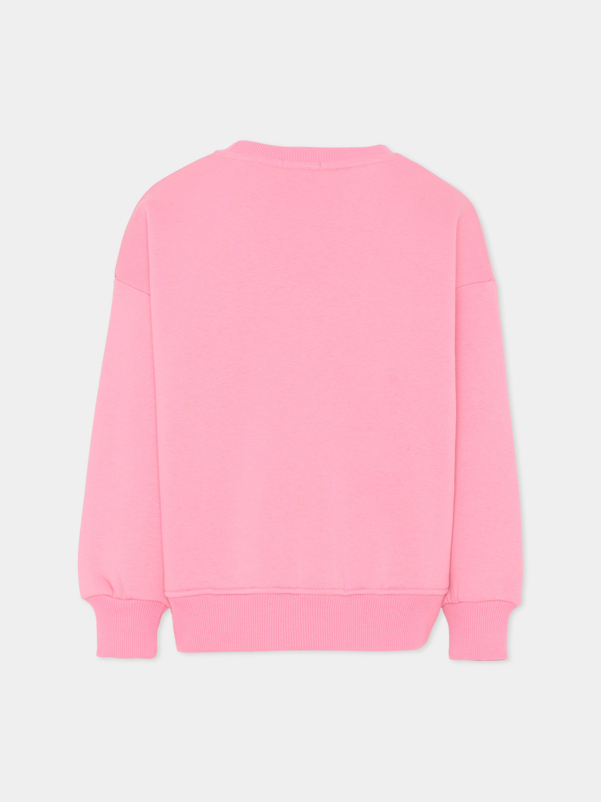 Felpa rosa per bambini con nuvola gialla,Ghayme,F5GAJUSW001 045