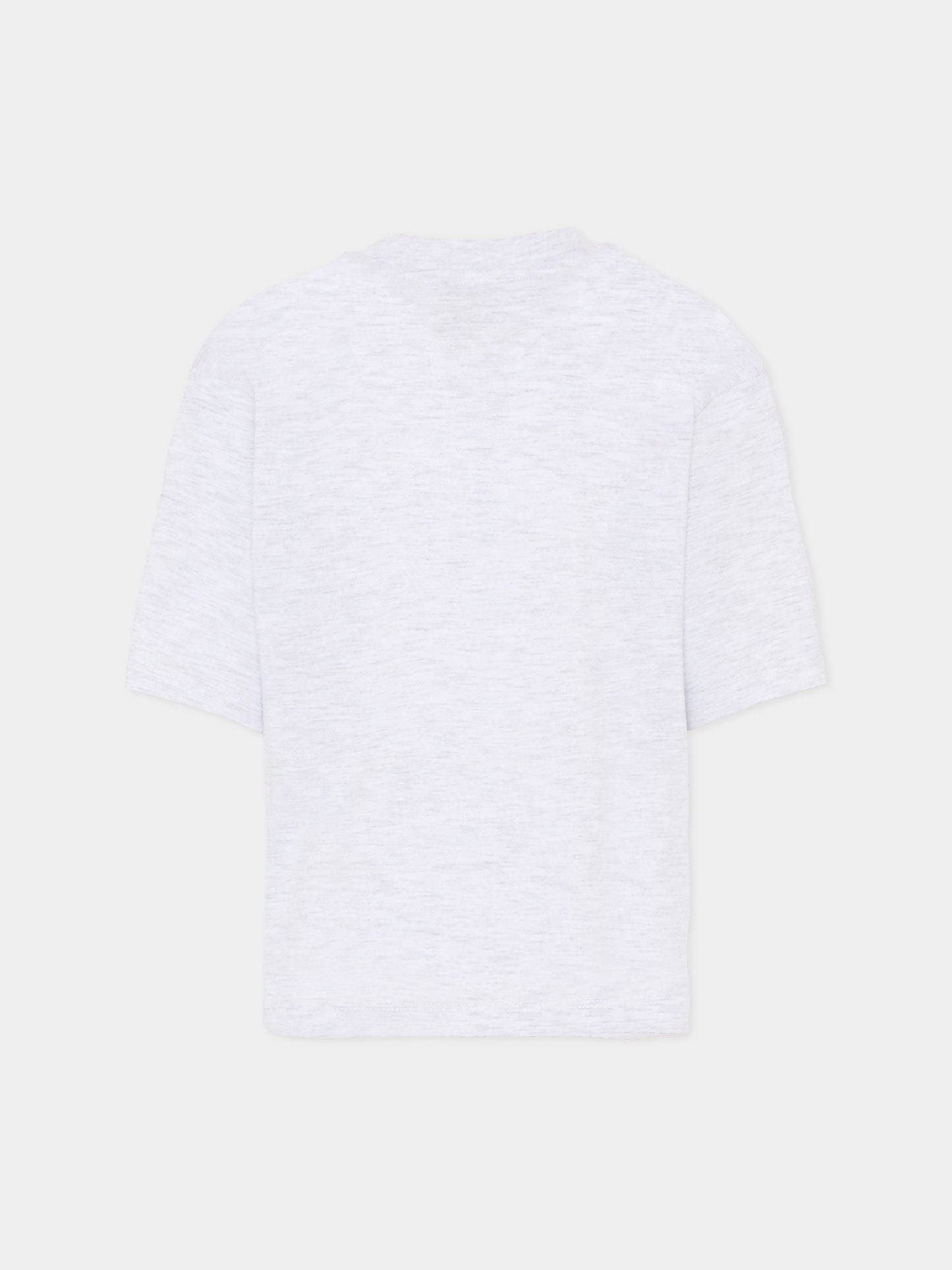 T-shirt grigia per bambini con nuvola gialla,Ghayme,F5GAJUTH006 107